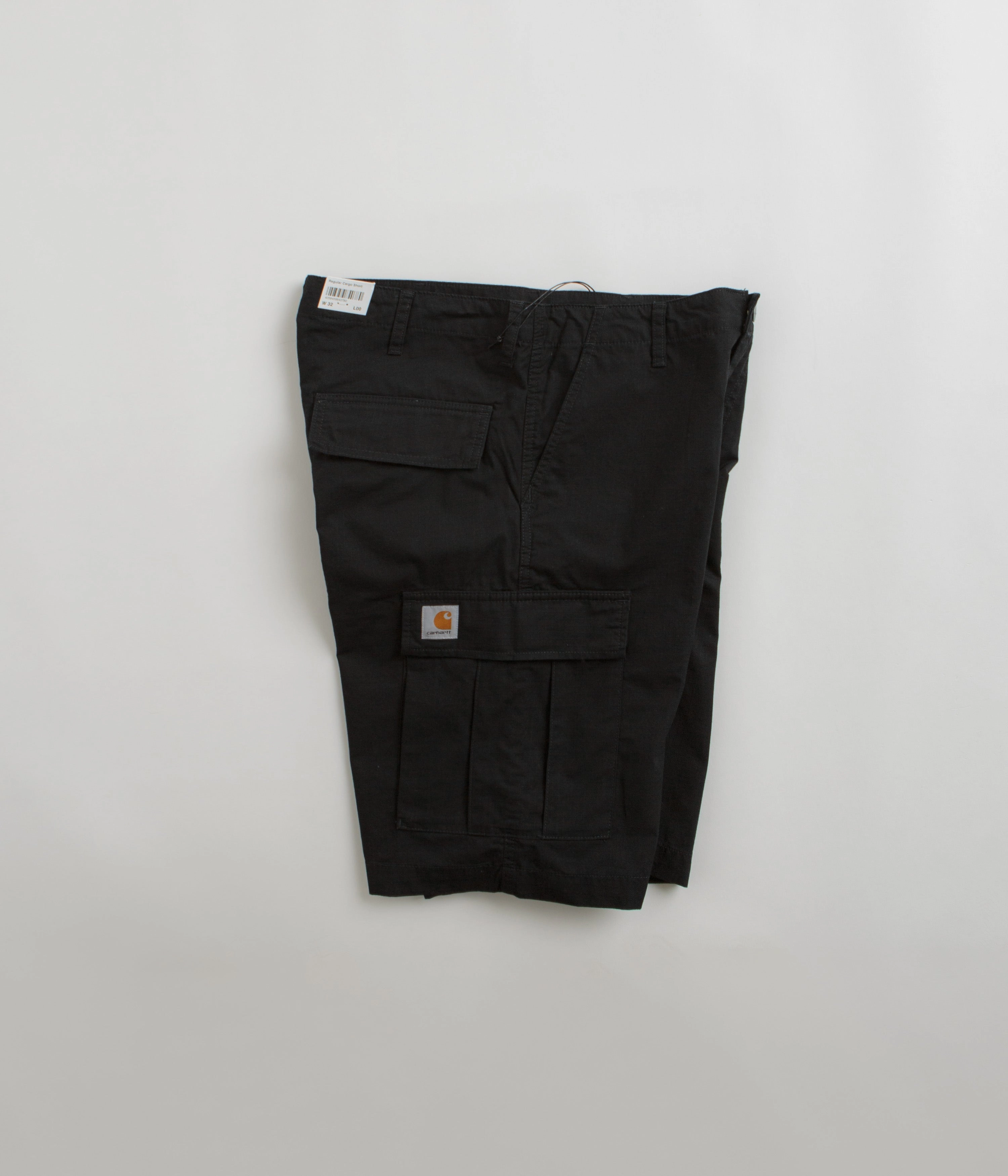 Carhartt Regular Cargo Shorts - Black Non Irritating Tagless