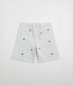 Carhartt Seek Sweat Shorts - Ash Heather Stylish Comfort