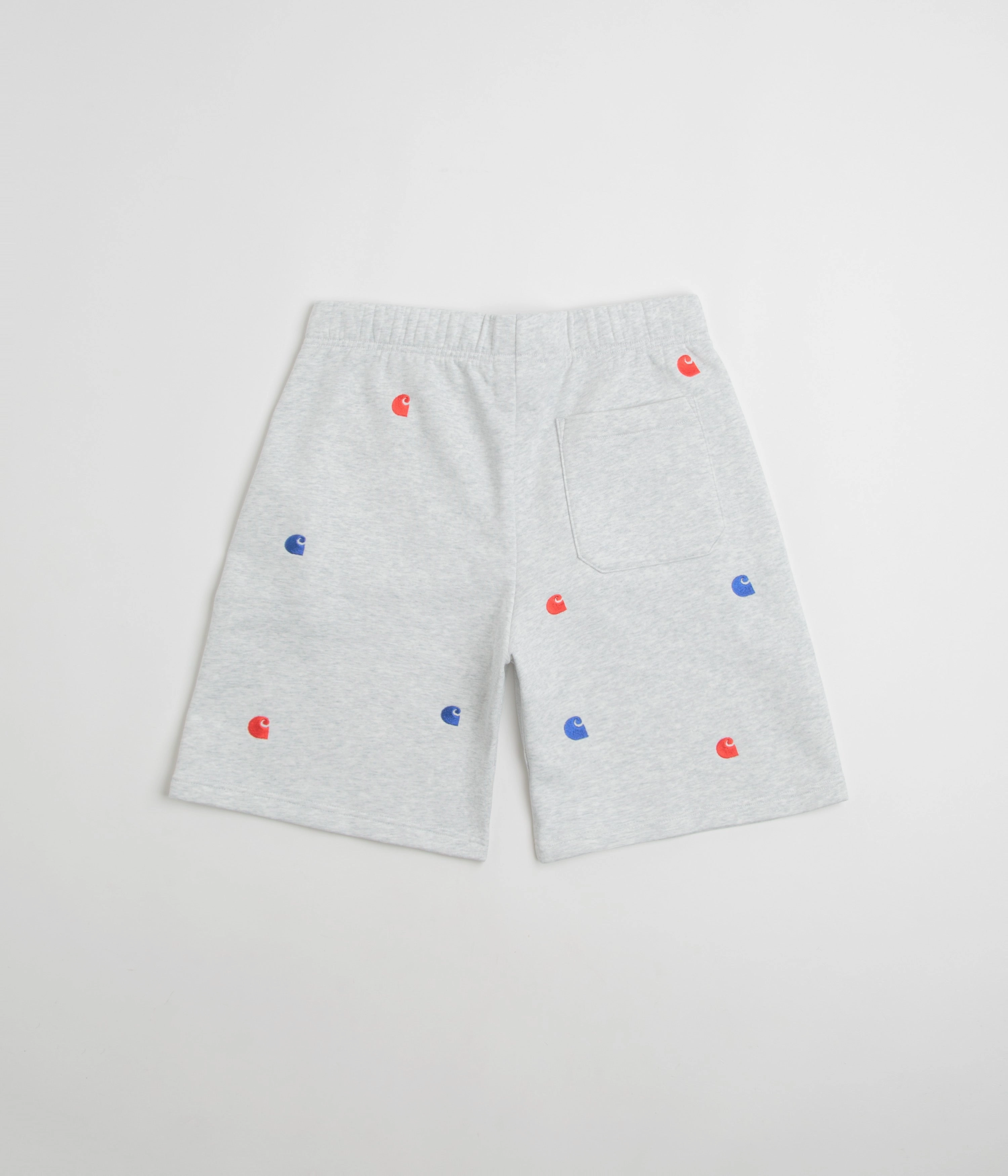 Carhartt Seek Sweat Shorts - Ash Heather Unique Pattern rhinestone accents