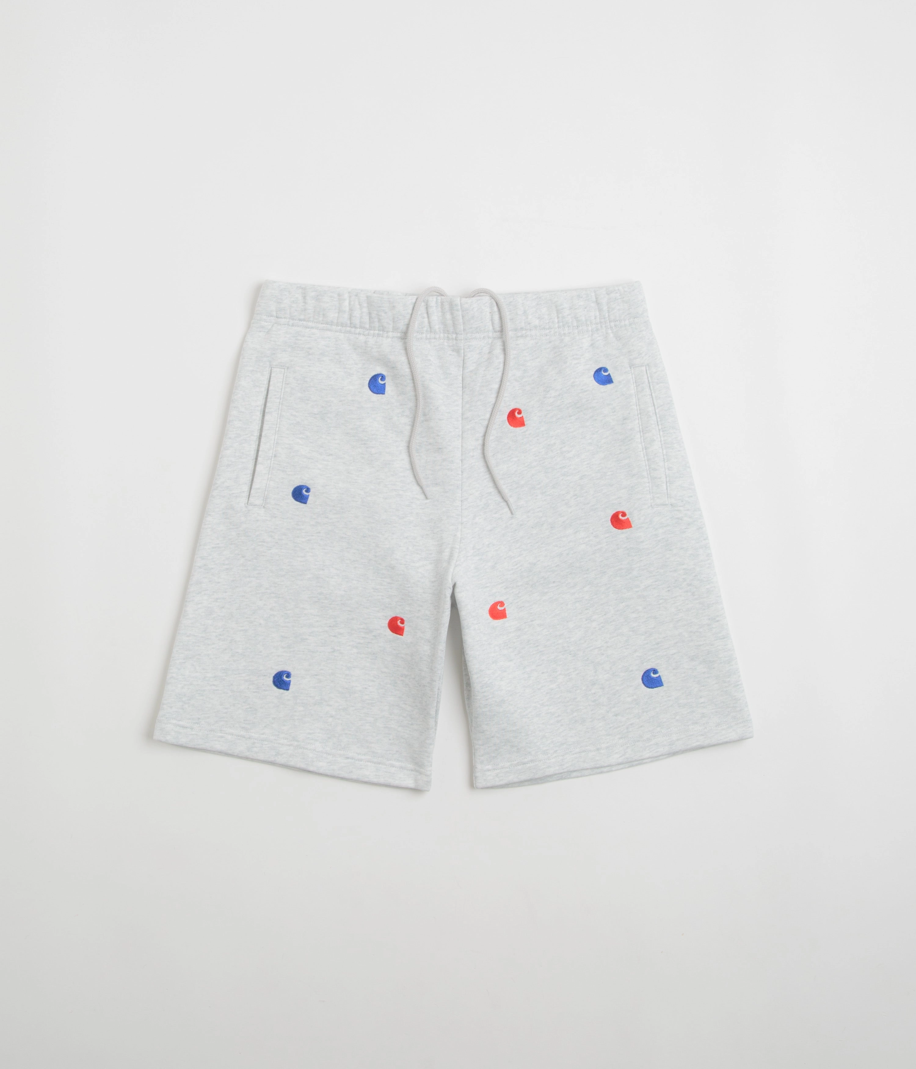 Carhartt Seek Sweat Shorts - Ash Heather Stylish Comfort