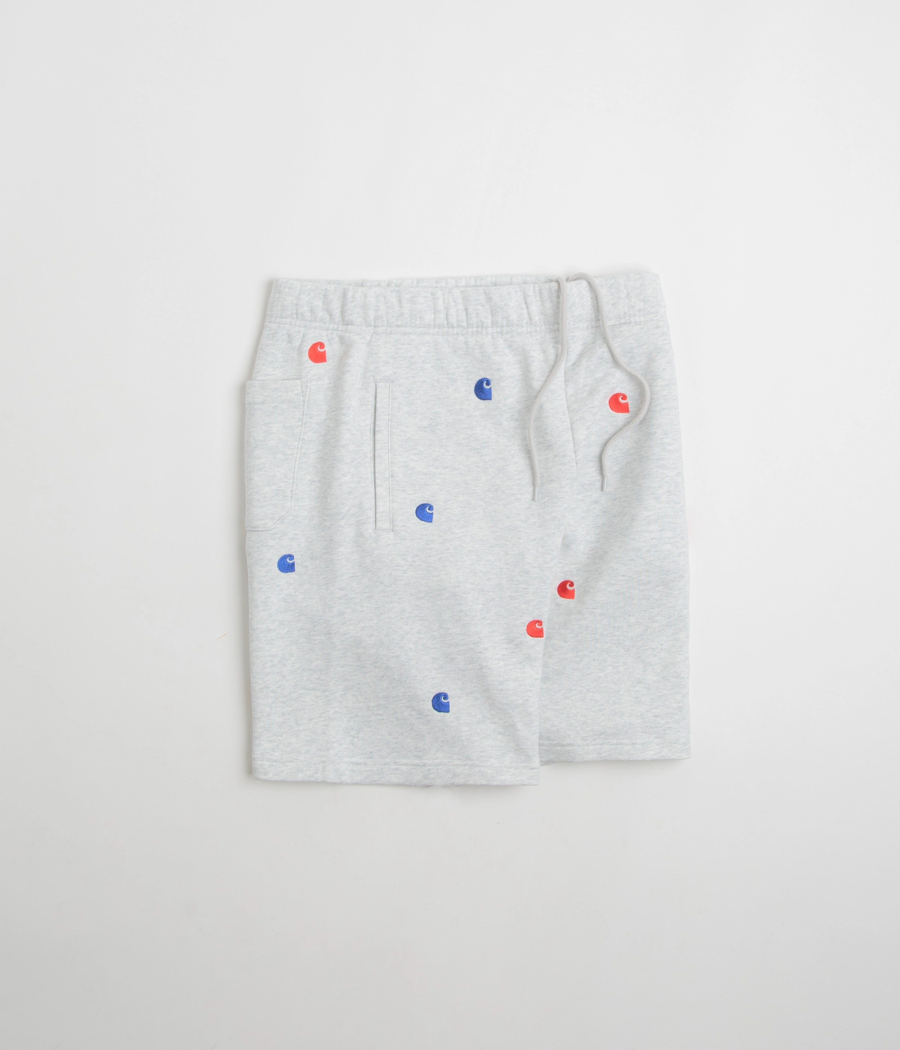 Minimal Style Carhartt Seek Sweat Shorts - Ash Heather