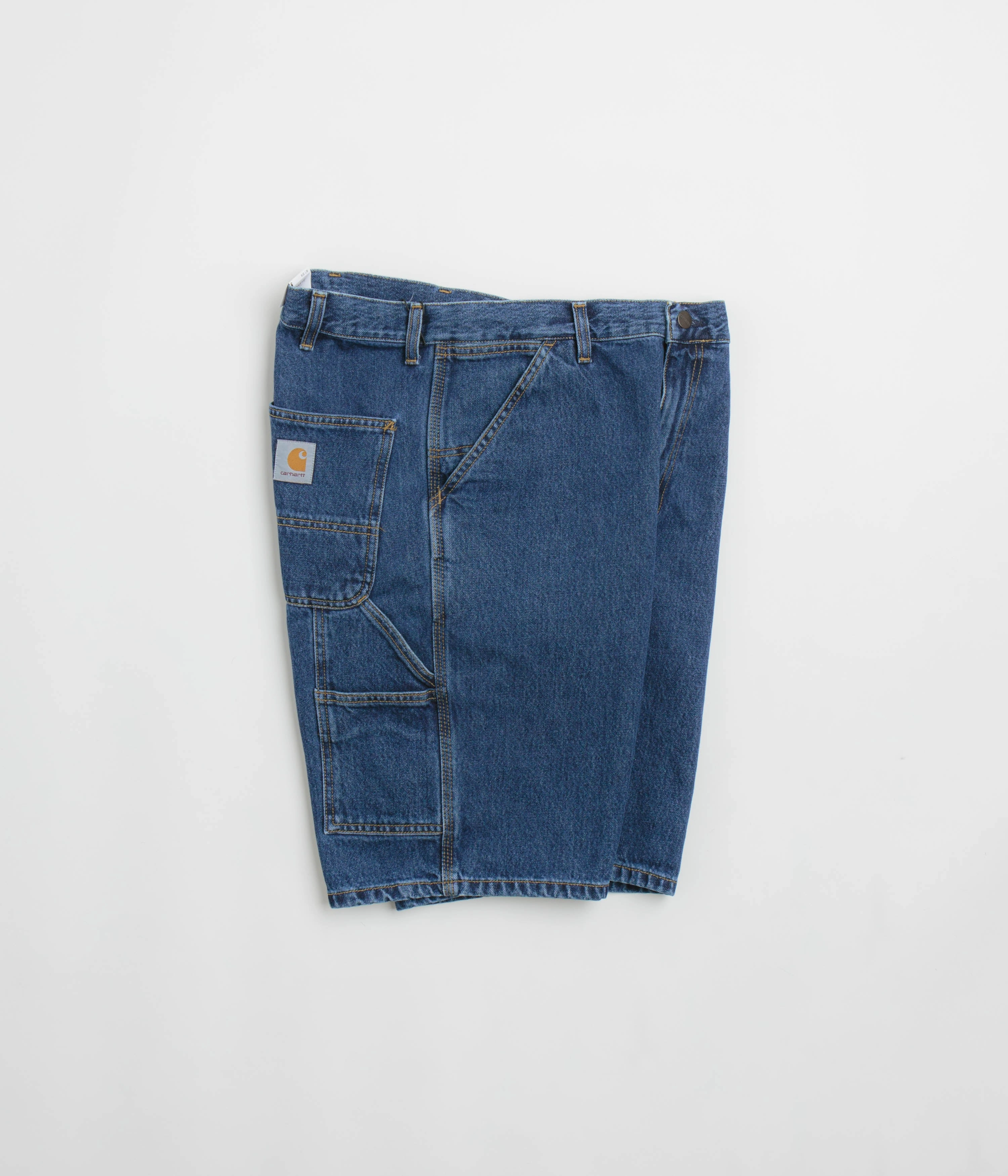 Denim shorts Carhartt Single Knee Shorts - Stone Washed Blue