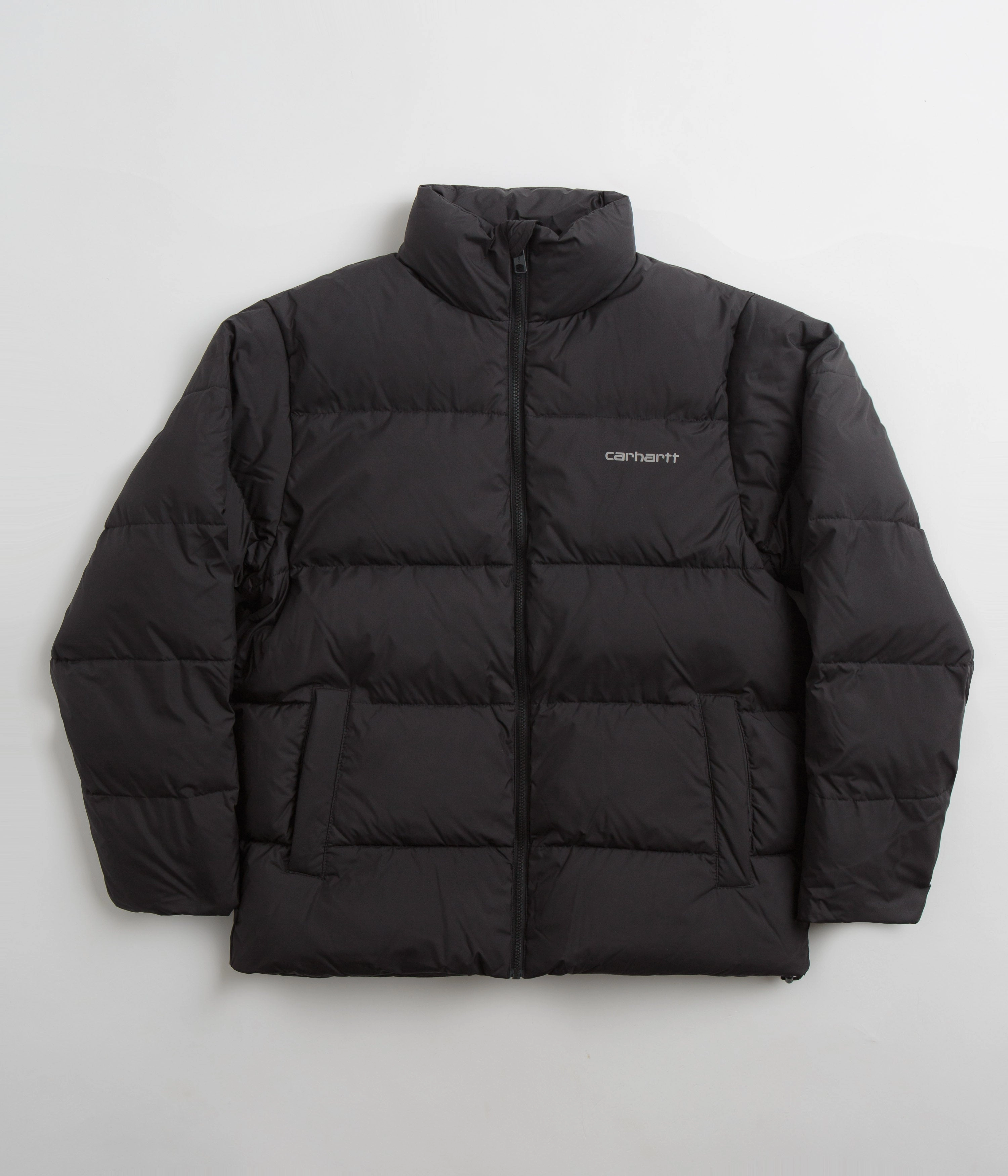 Carhartt Springfield Jacket - Black / Blacksmith Drop Tail Hem Compression Layer