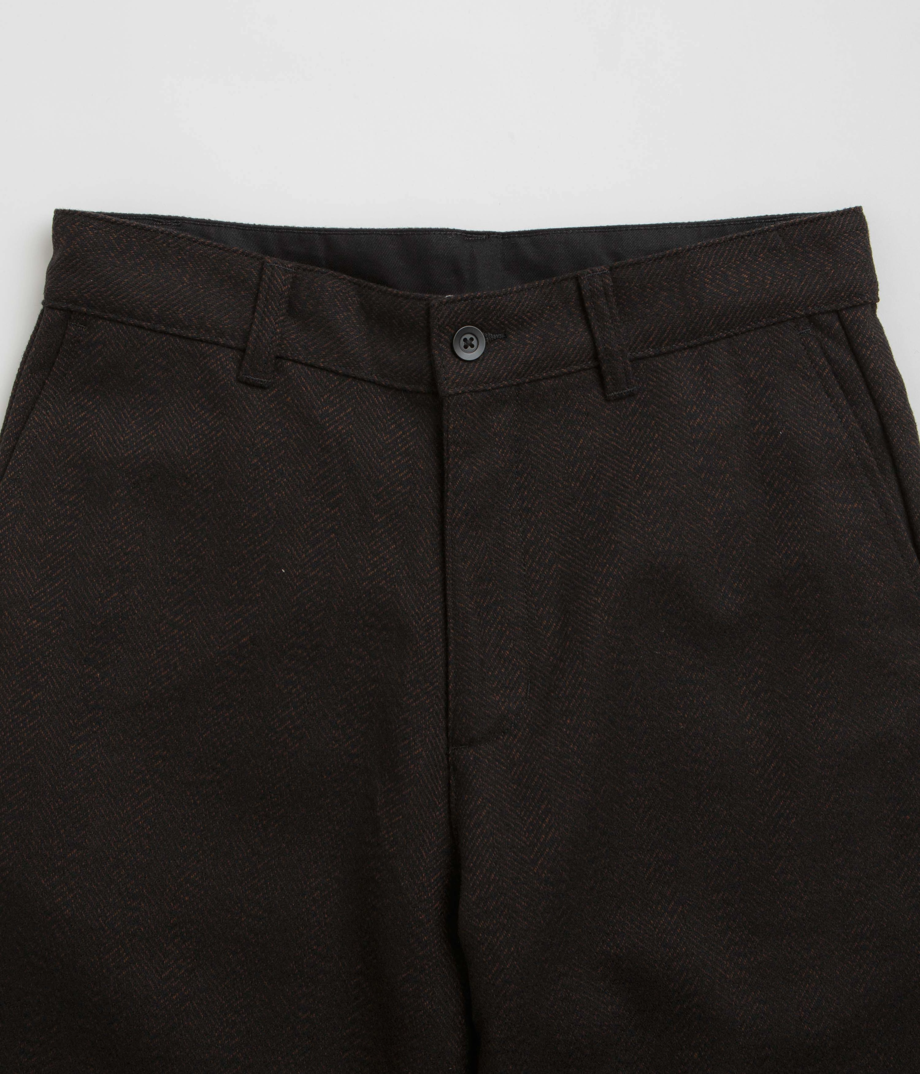 Carhartt Truman Pants - Chocolate / Black Core Stretch Minimalist Waist
