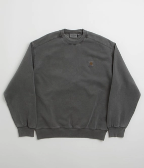 V neck Winter Knitwear Carhartt Vista Crewneck Sweatshirt - Graphite
