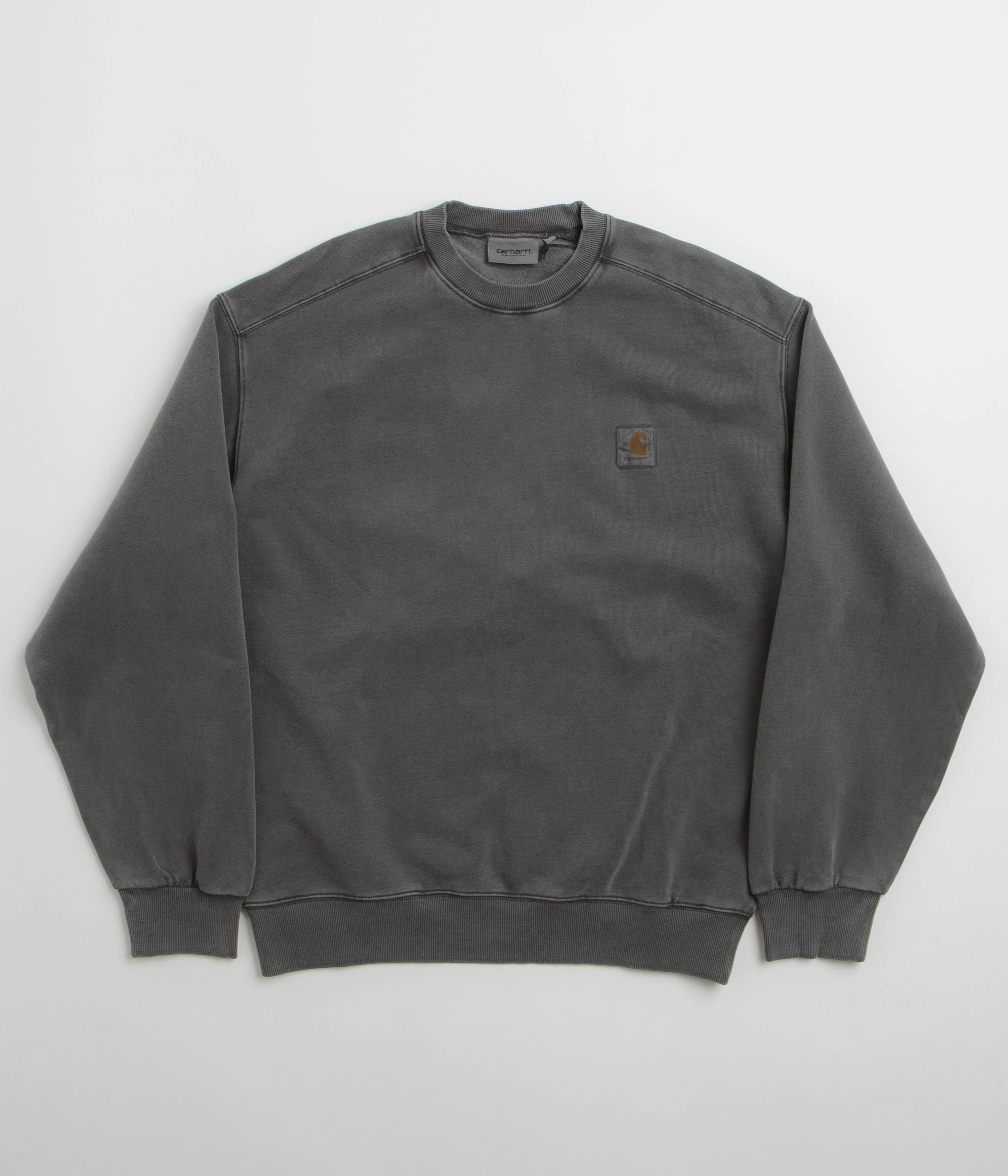 V neck Winter Knitwear Carhartt Vista Crewneck Sweatshirt - Graphite