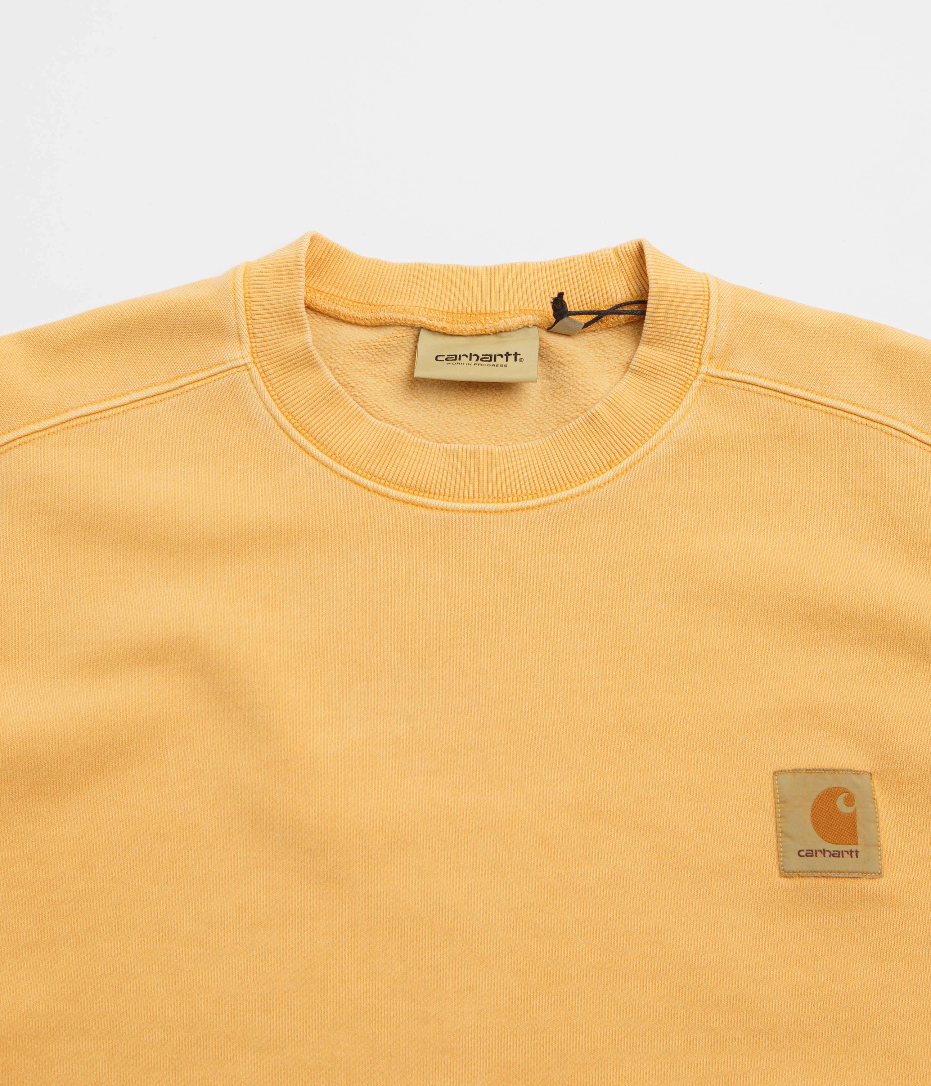 Casual Chic Knit Carhartt Vista Crewneck Sweatshirt - Winter Spice