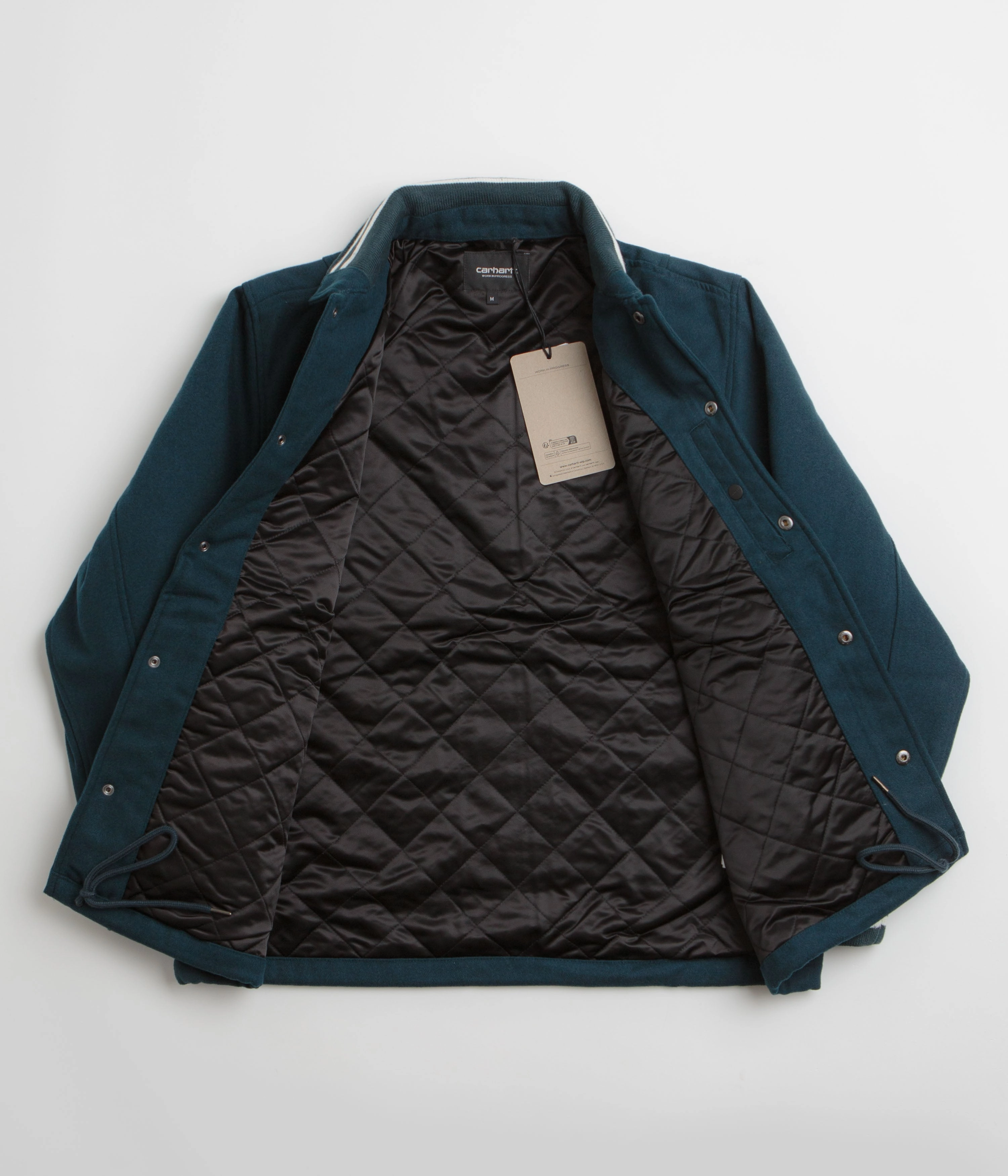 Carhartt Wool Coach Jacket - Deep Lagoon / Wax ReinforcedSeams Basic Layers