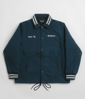 Carhartt Wool Coach Jacket - Deep Lagoon / Wax Primaloft Insulation Reflective Detailing