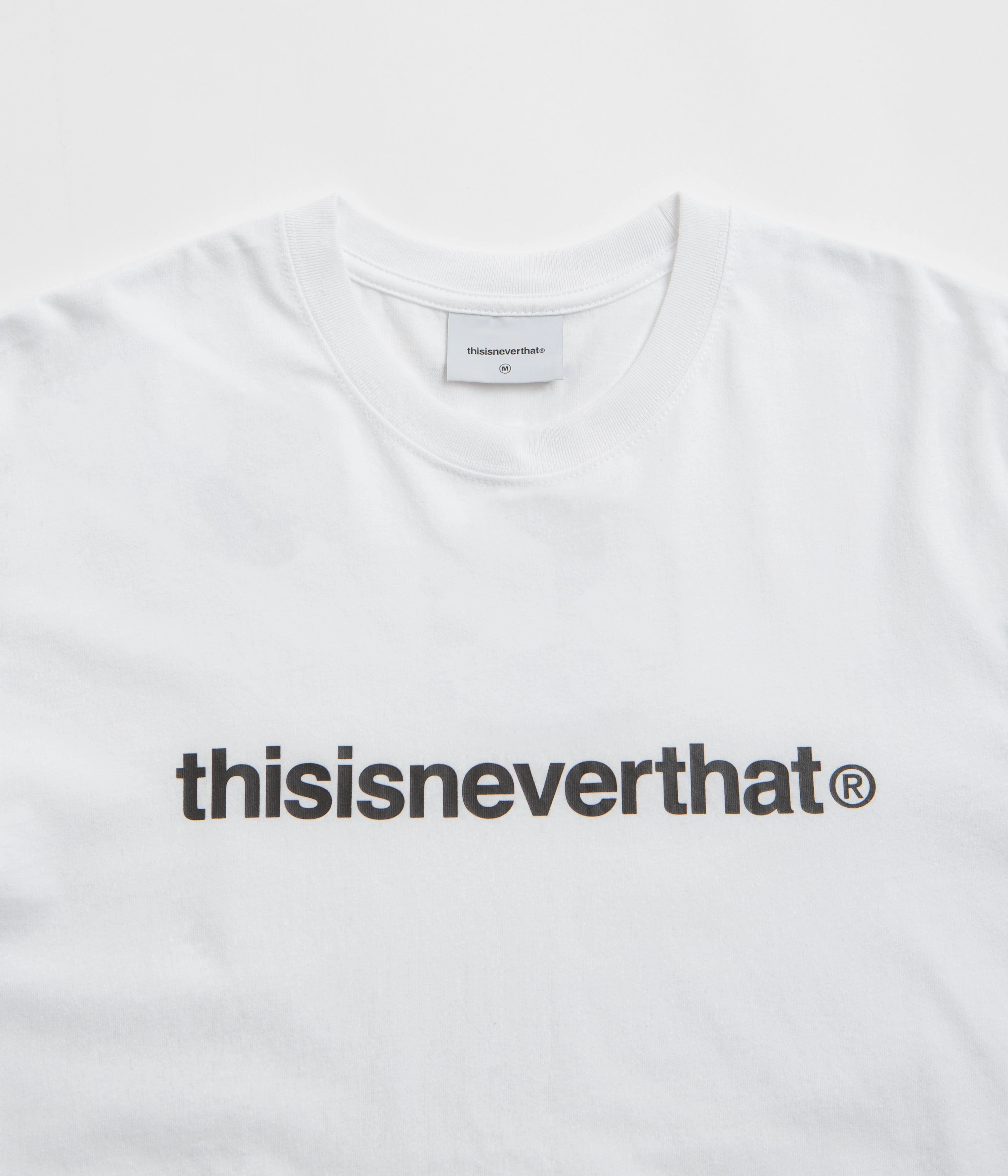 thisisneverthat T-Logo T-Shirt - White Athletic Comfort Wear sports performance