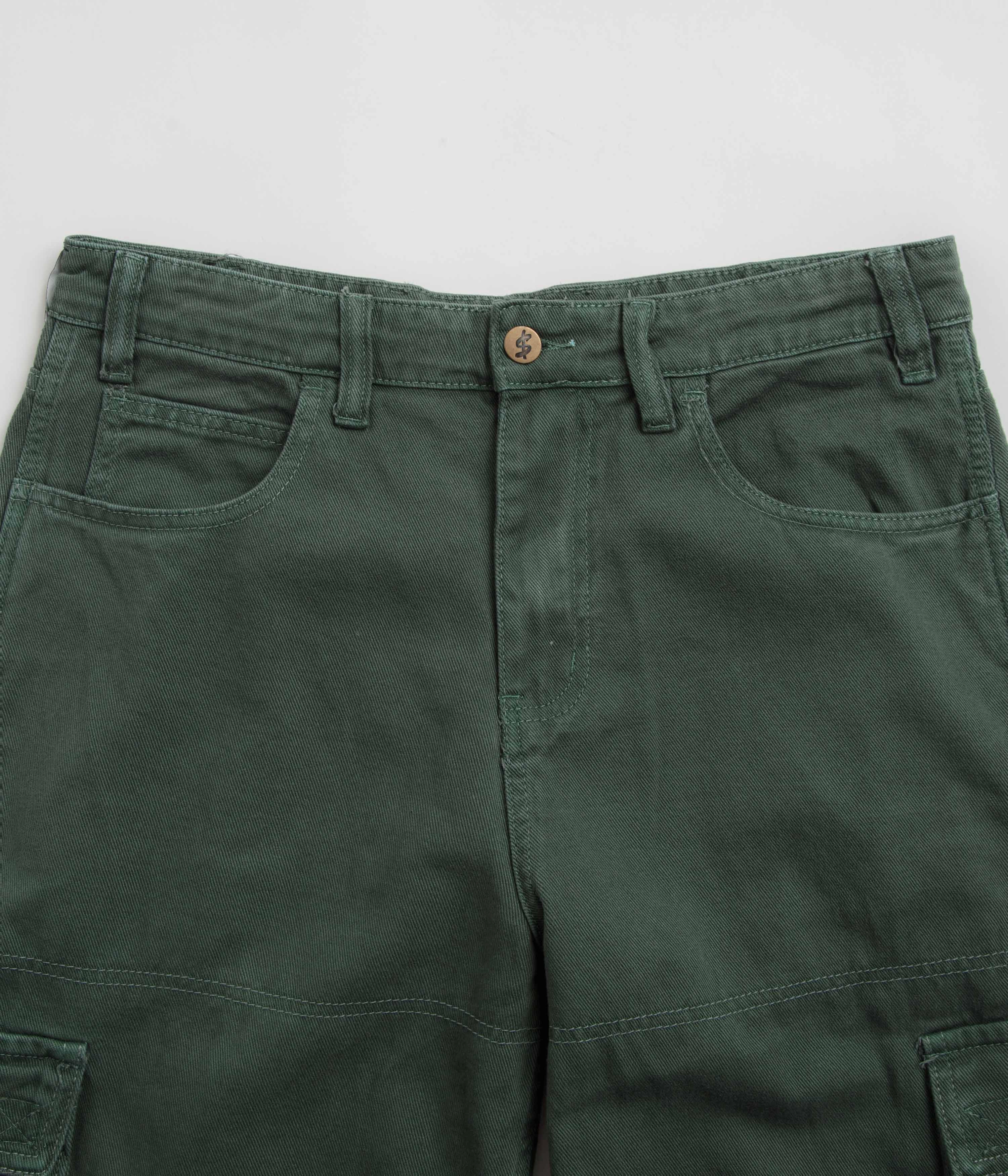 Mid-rise fit Cash Only Aleka Cargo Jeans - Green