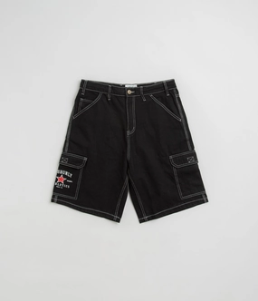 Go Light Cash Only Athletics Denim Shorts - Washed Black