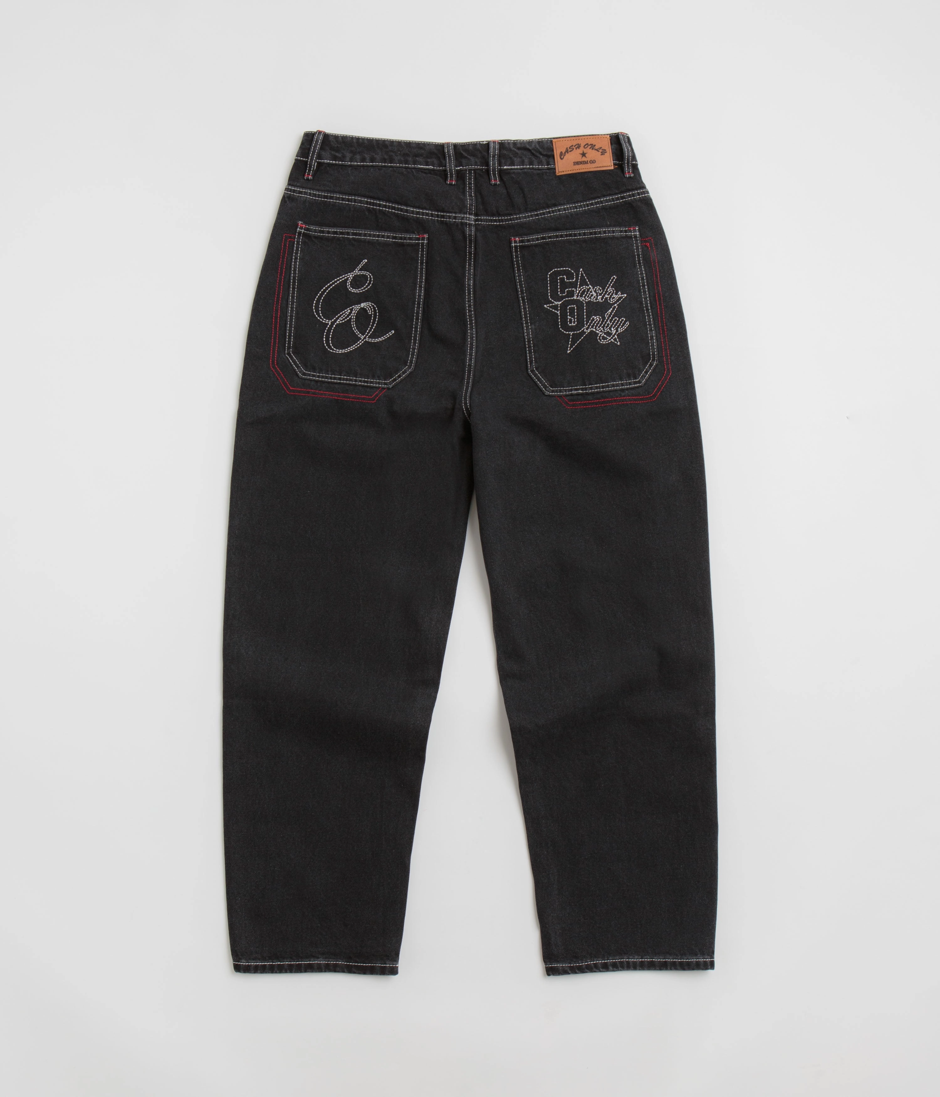 Cash Only Halftime Jeans - Distressed Black Trendy Cut