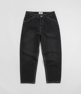 Cash Only Halftime Jeans - Distressed Black Raw edge