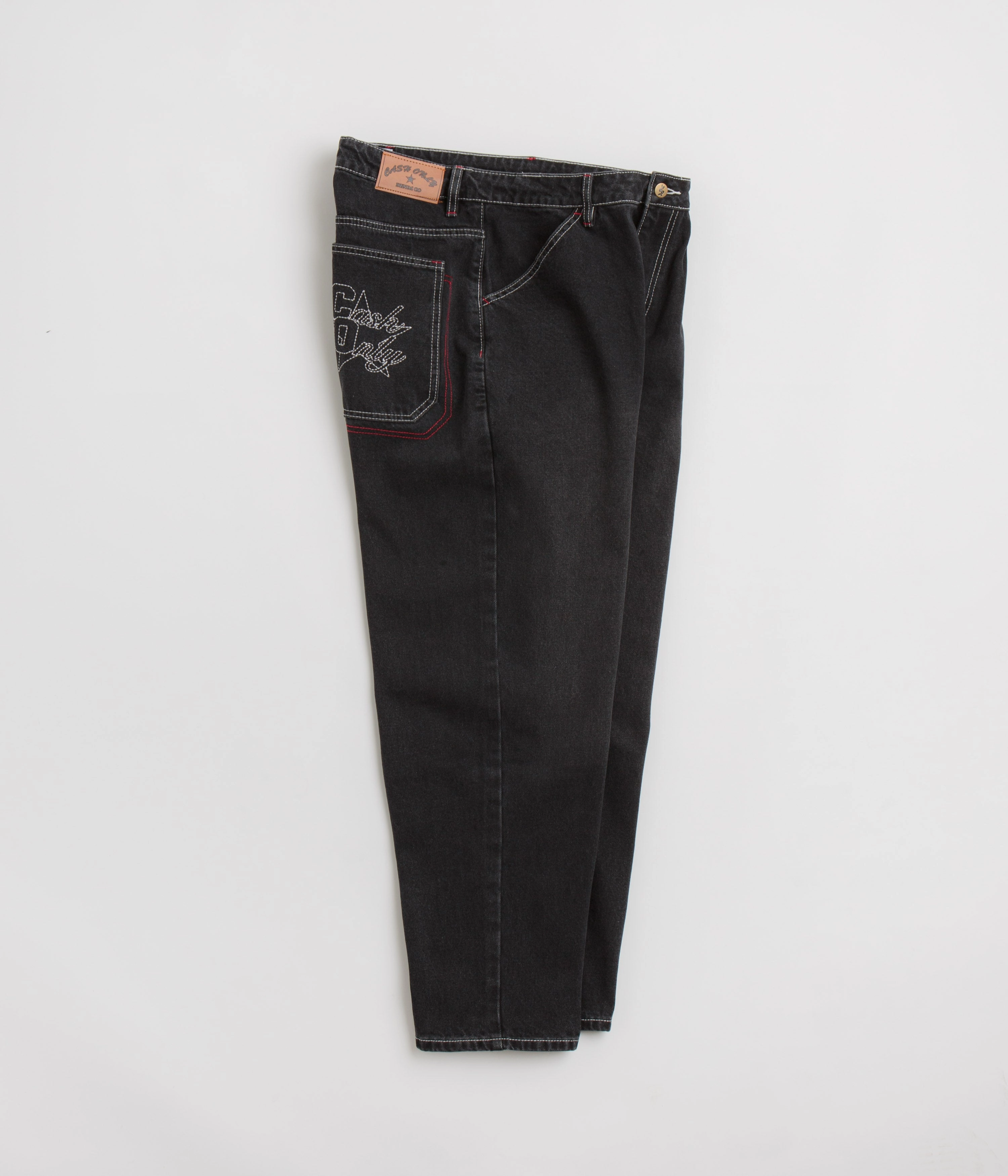 Urban Wear Cash Only Halftime Jeans - Distressed Black