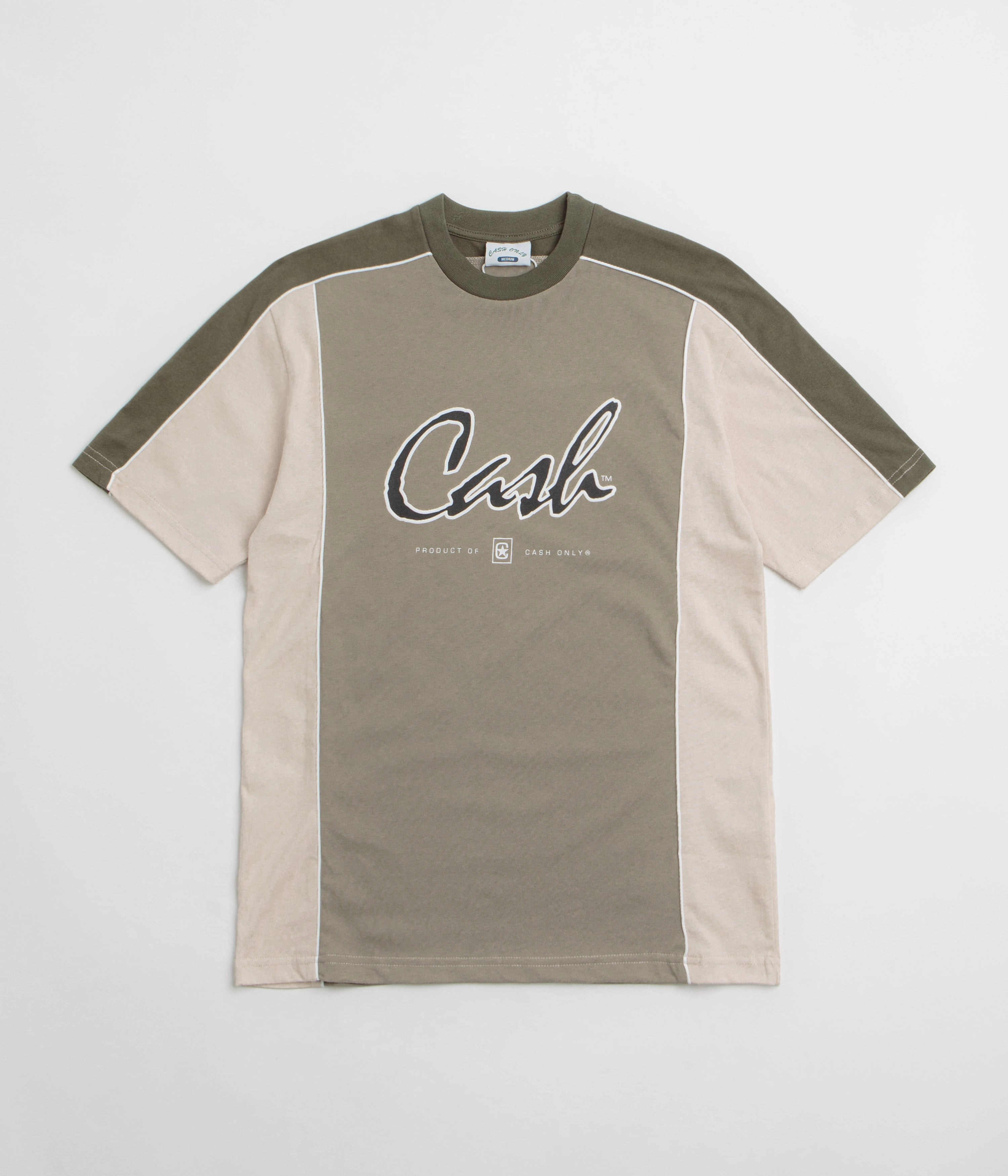 Layering Comfort Wear Cash Only Pier T-Shirt - Canteen