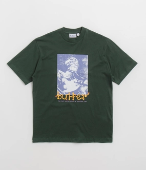 Butter Goods Carousel T-Shirt - Dark Forest Casual Comfort Fit