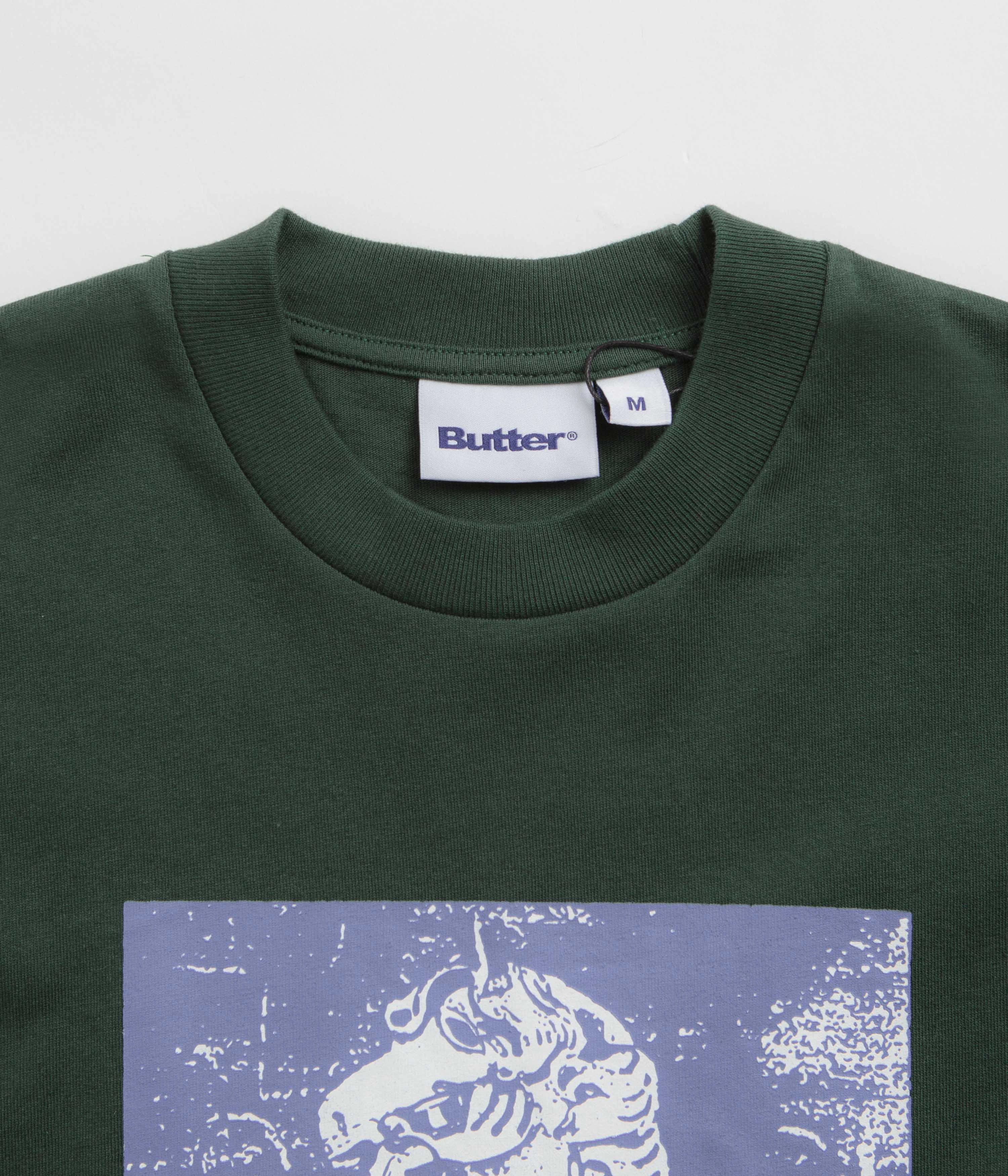 Zero Waste Production Butter Goods Carousel T-Shirt - Dark Forest