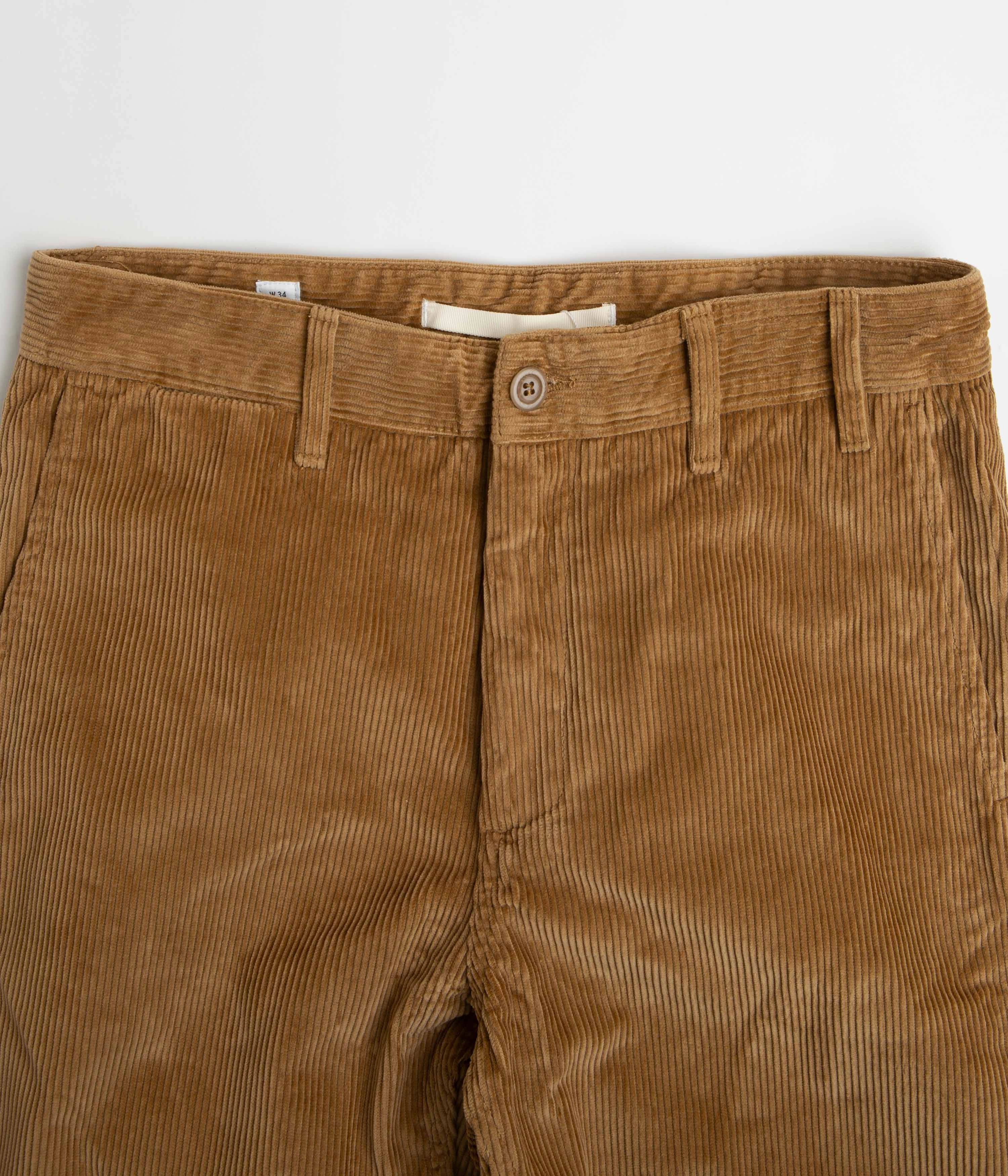 Cozy Movement Norse Projects Aros Corduroy Chino Pants - Utility Khaki
