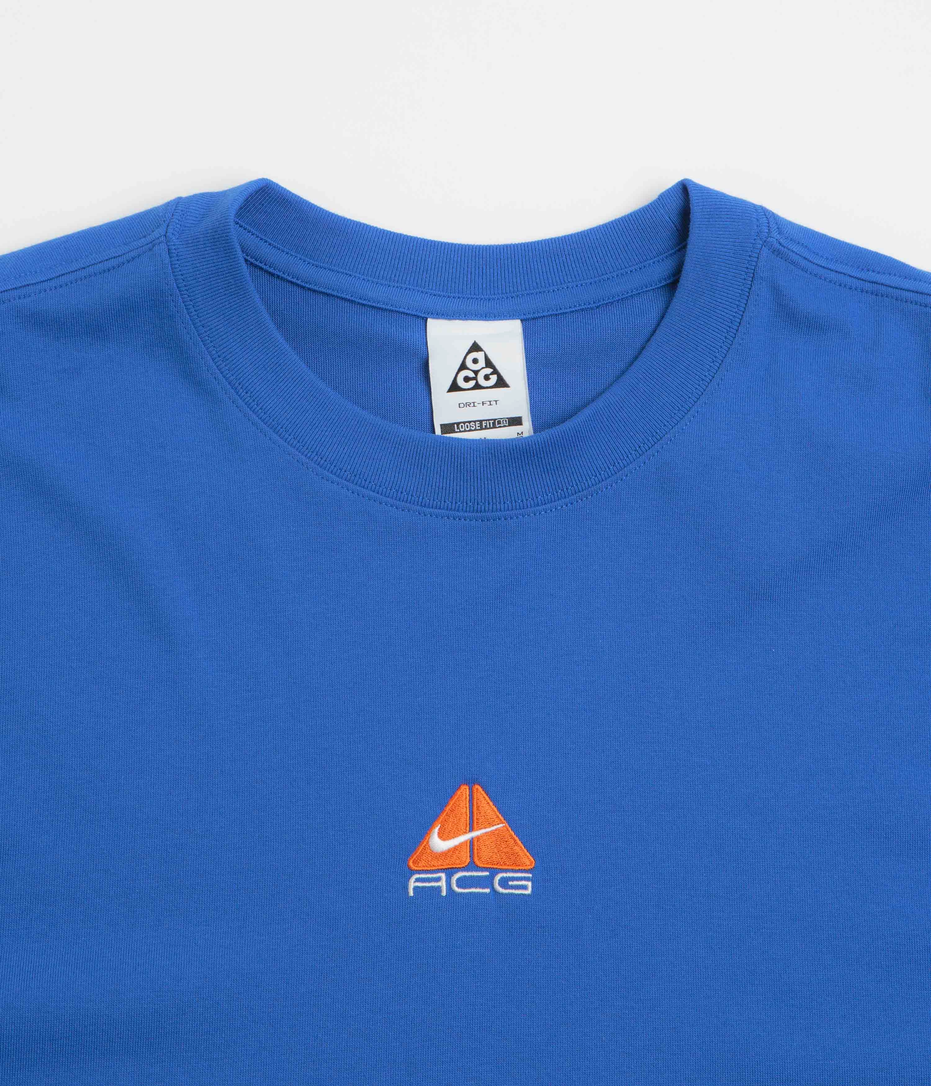 spandex blend AdvancedMoistureManagement Nike ACG Lungs T-Shirt - Game Royal