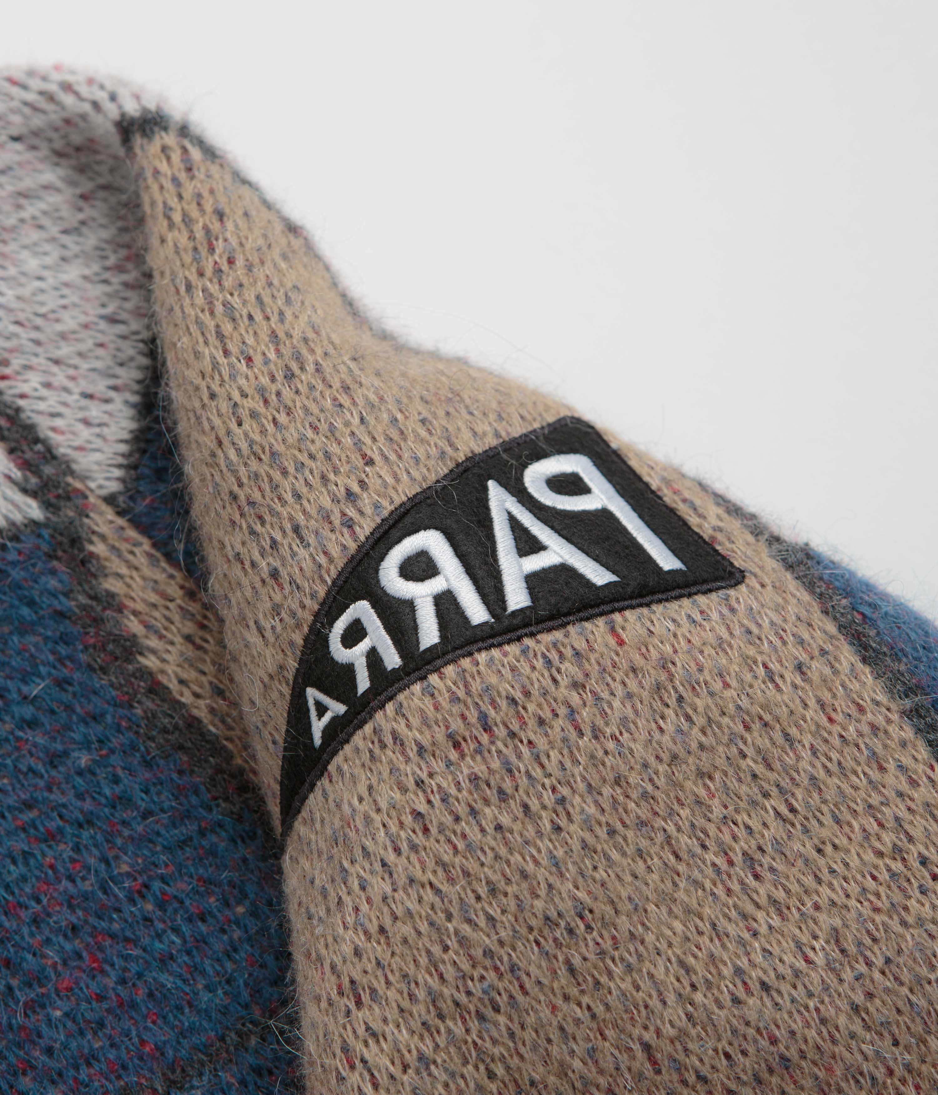 by Parra Your Street Knitted Sweatshirt - Blue Perfect Fit Odor Resistant Fabric