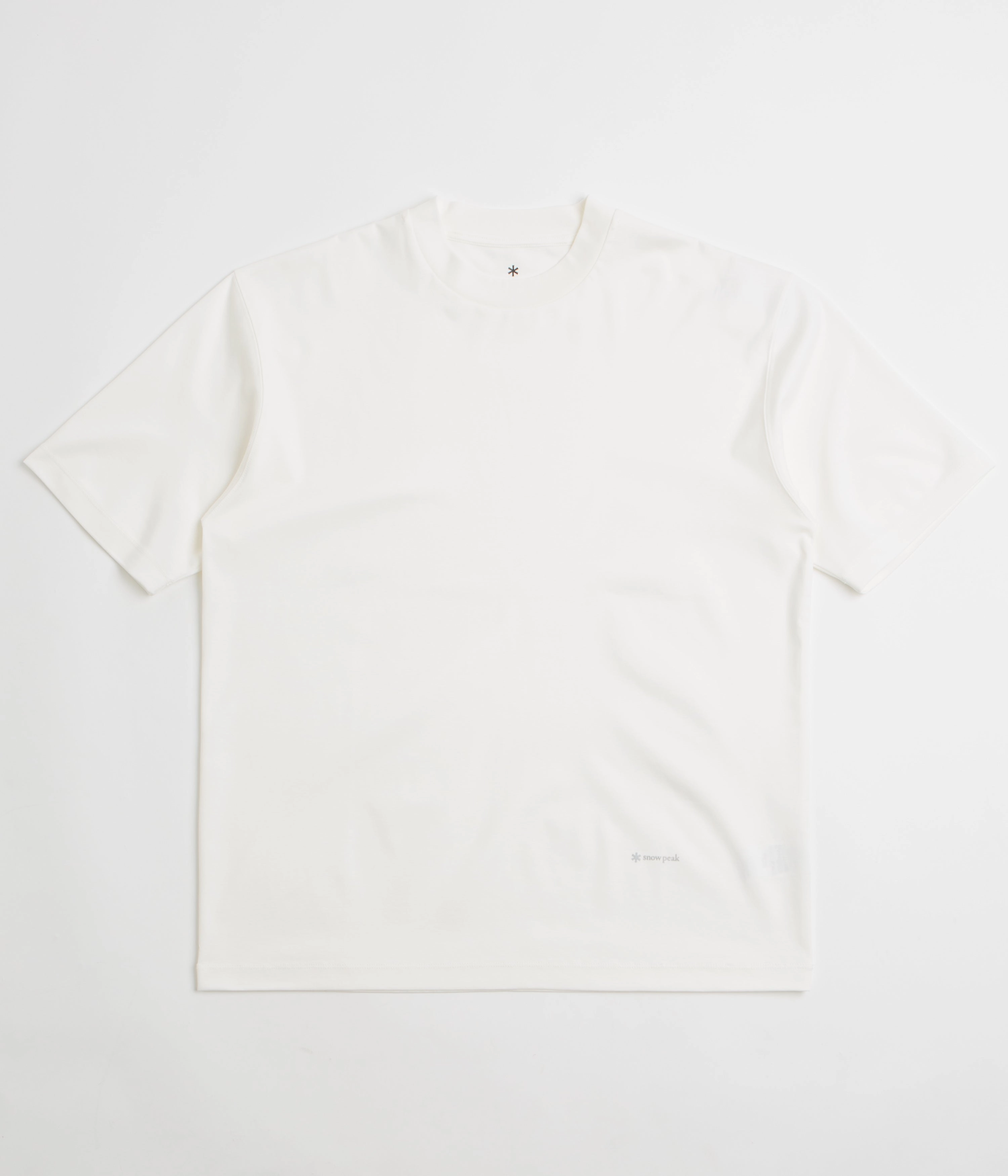 Modern Twist Snow Peak Organic Cotton Mercerized T-Shirt - White