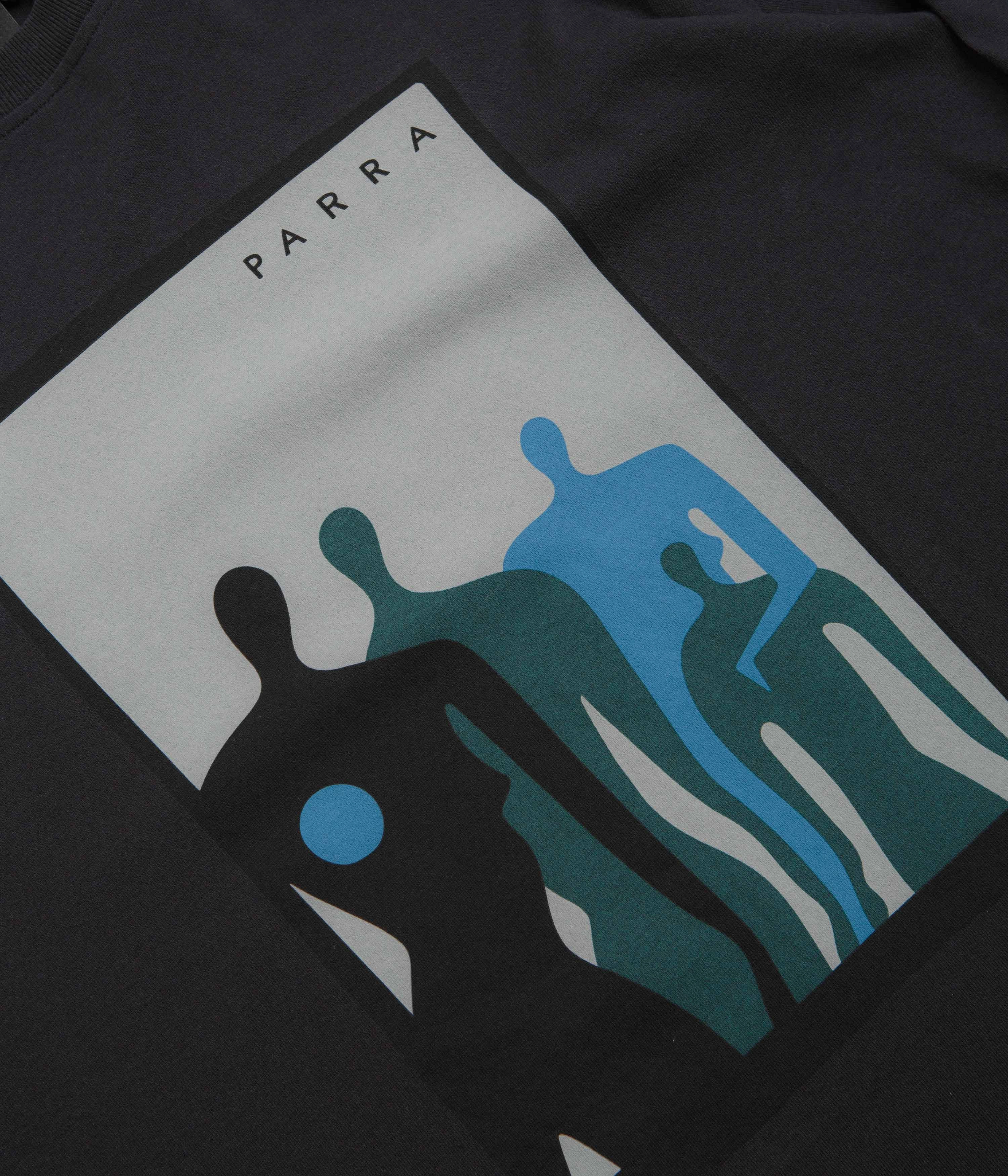 by Parra The Visitors Long Sleeve T-Shirt - Black Chic Comfort
