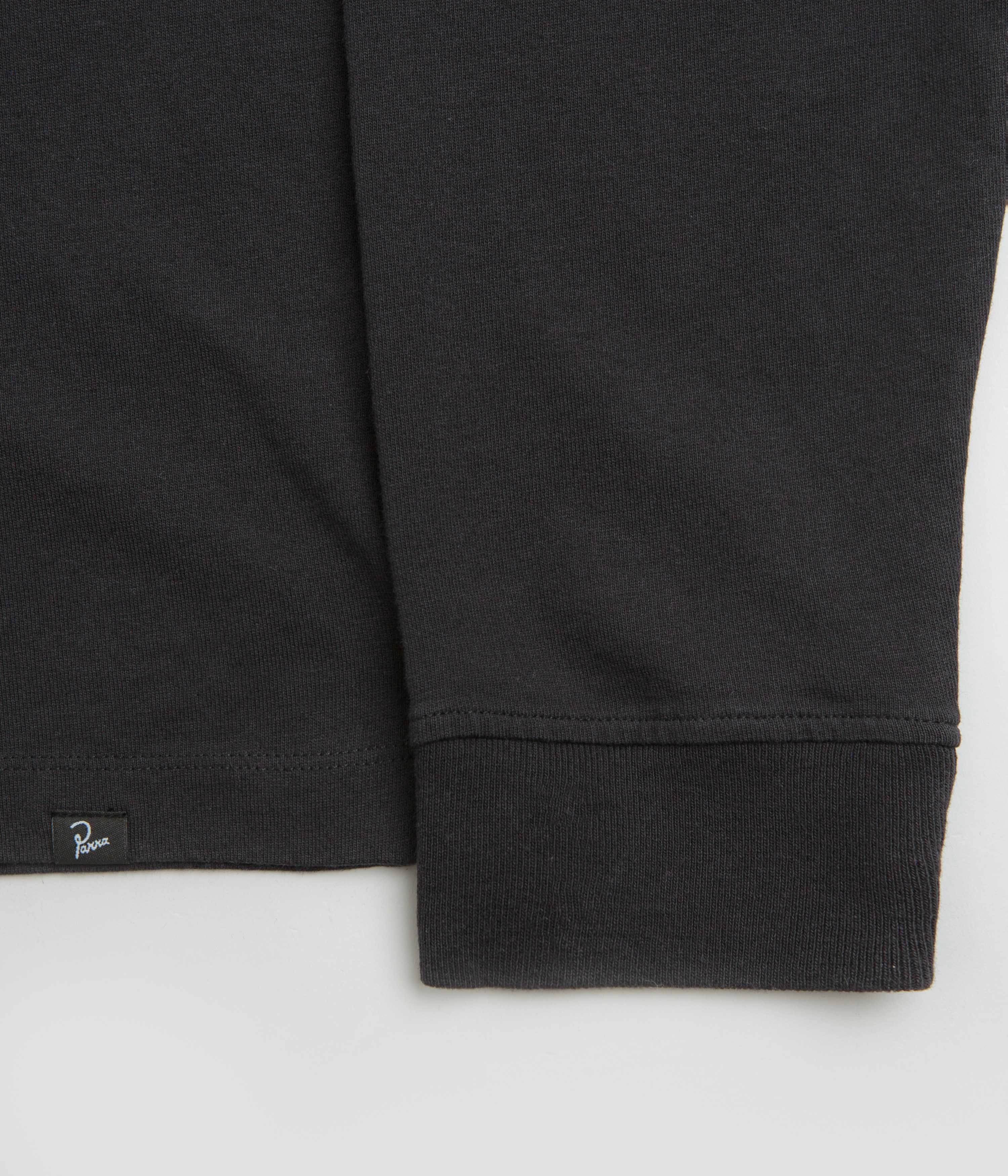 UV Protective Coating by Parra The Visitors Long Sleeve T-Shirt - Black
