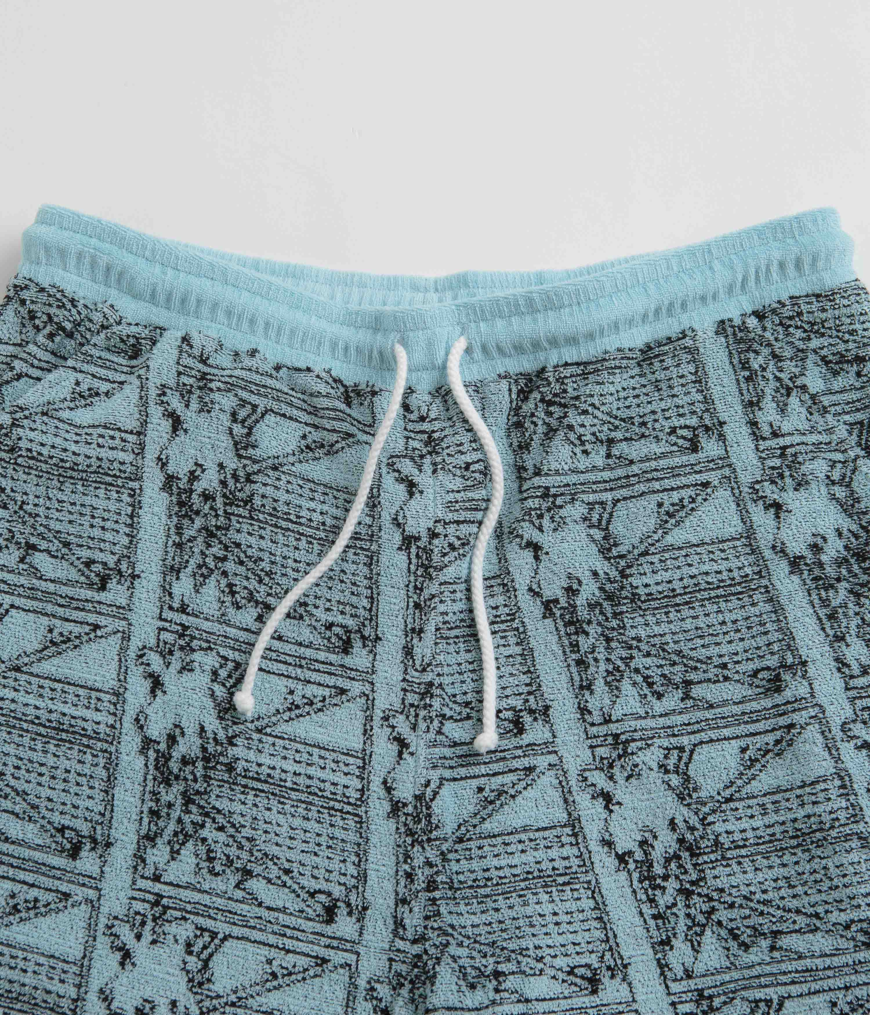 fresh start Rassvet Miami Terry Shorts - Light Blue