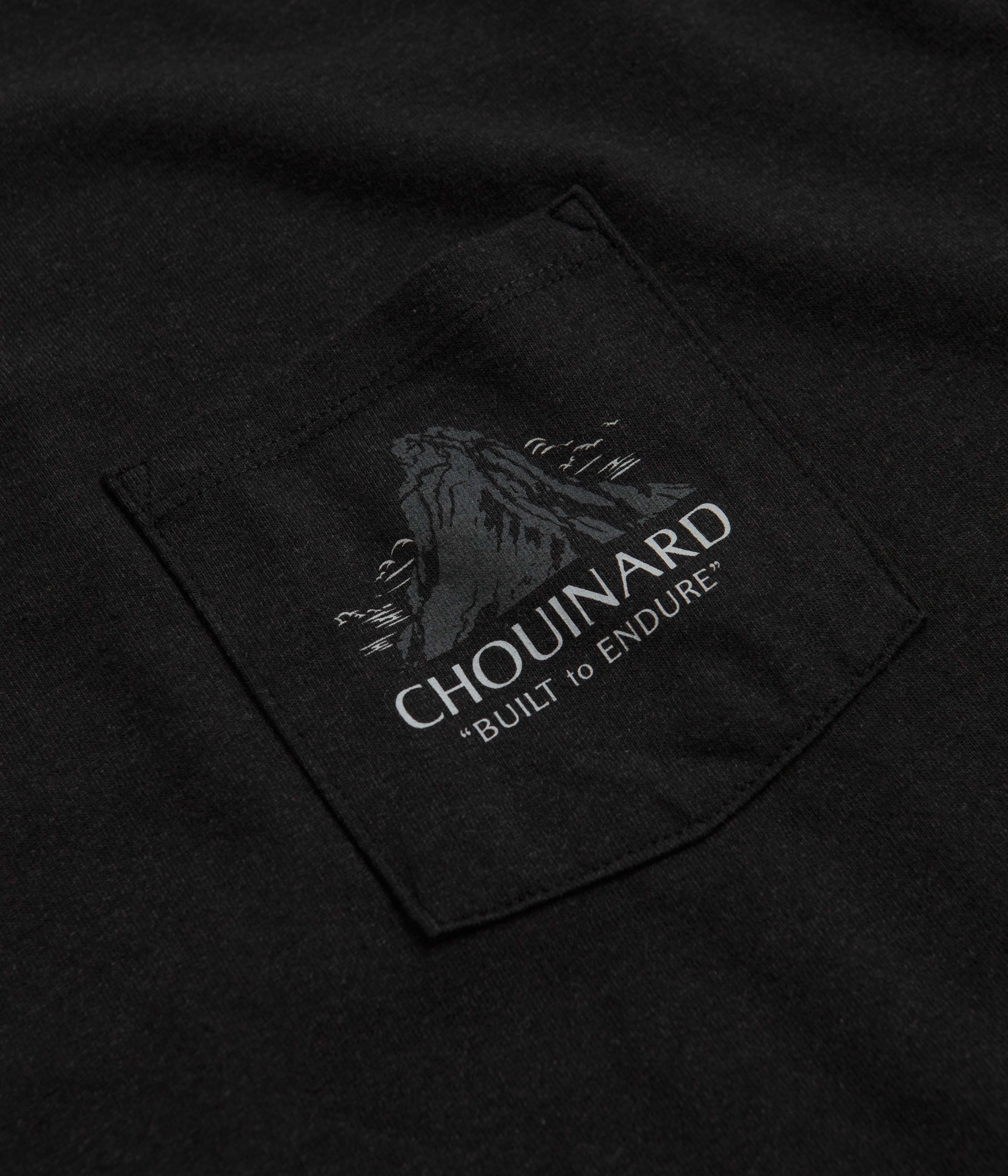 Patagonia Chouinard Crest Pocket Responsibili-Tee T-Shirt - Ink Black Quick-Dry Fabric teenagers'