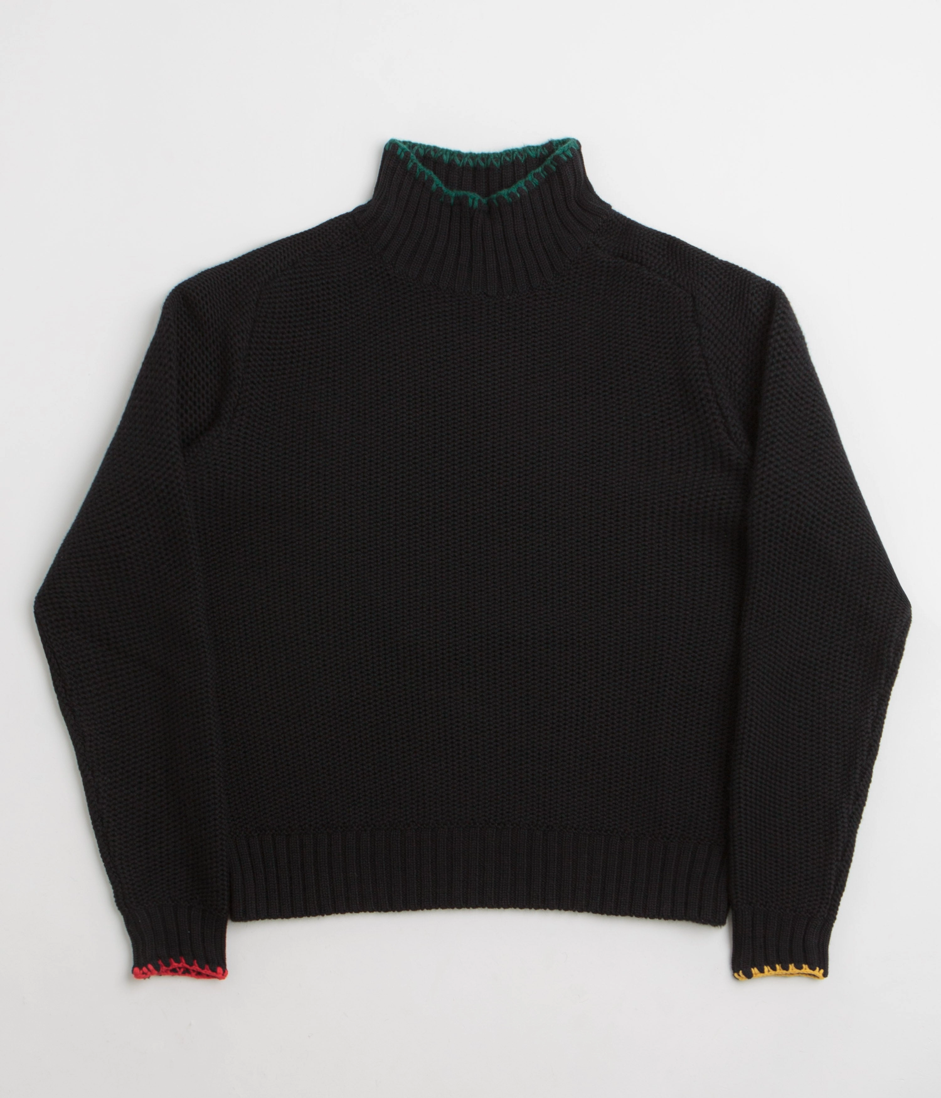 Functional Fashion Fashion Essentials YMC Yips Knit Crewneck Sweatshirt - Black