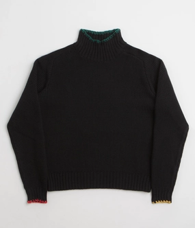 Functional Fashion Fashion Essentials YMC Yips Knit Crewneck Sweatshirt - Black