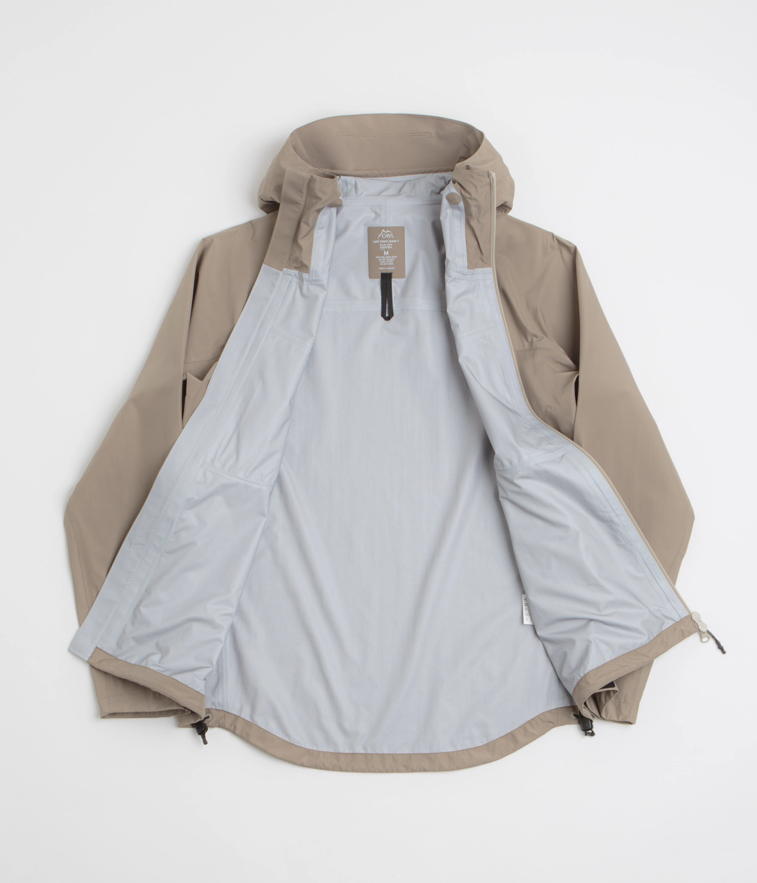Reflective Safety Trim Cayl 2 Light Shield Jacket - Beige