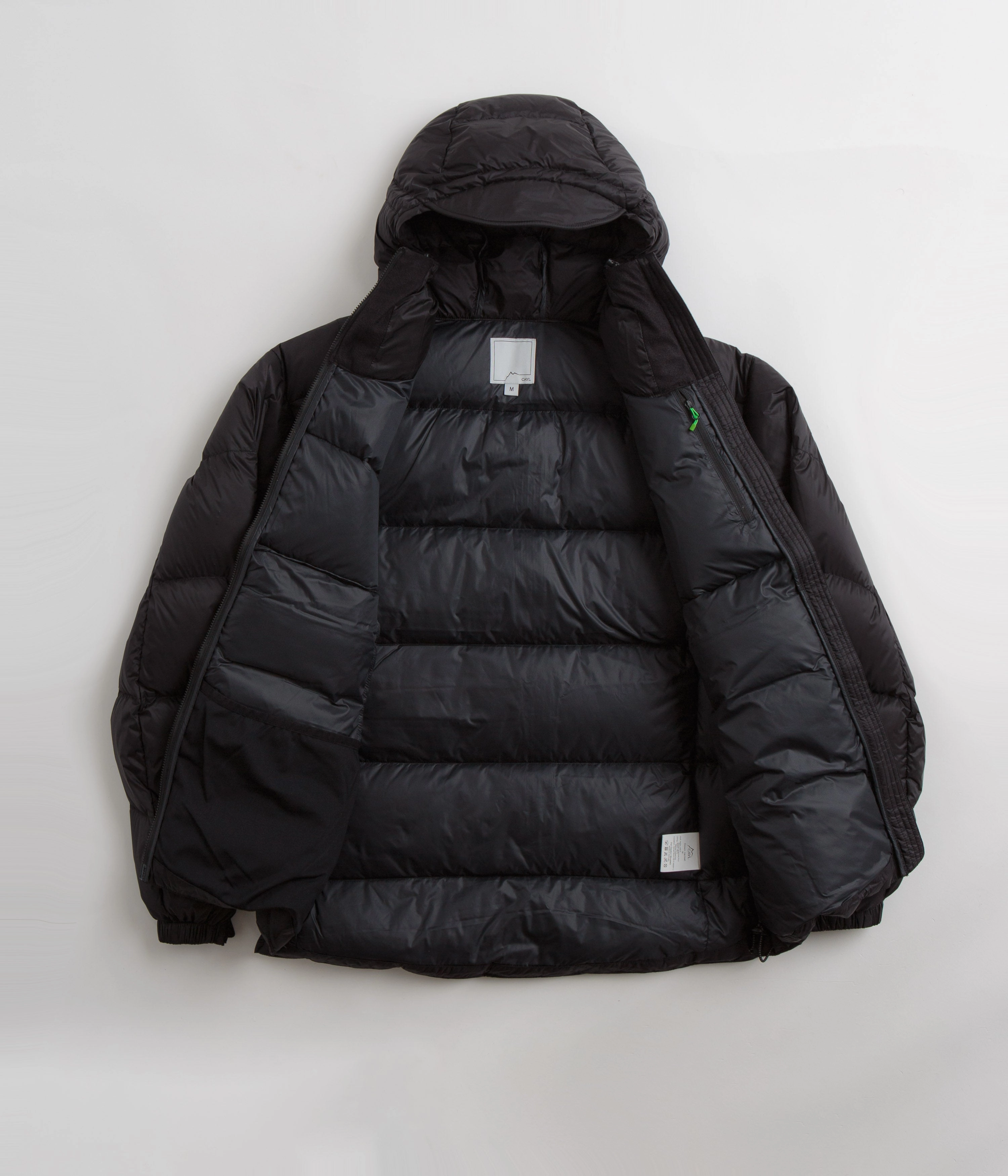 Weather Ready Lightweight Fabric Cayl Down Jacket - Black