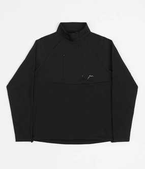 Cozy Fashion Cayl Karuishi Half Zip Sweatshirt - Black