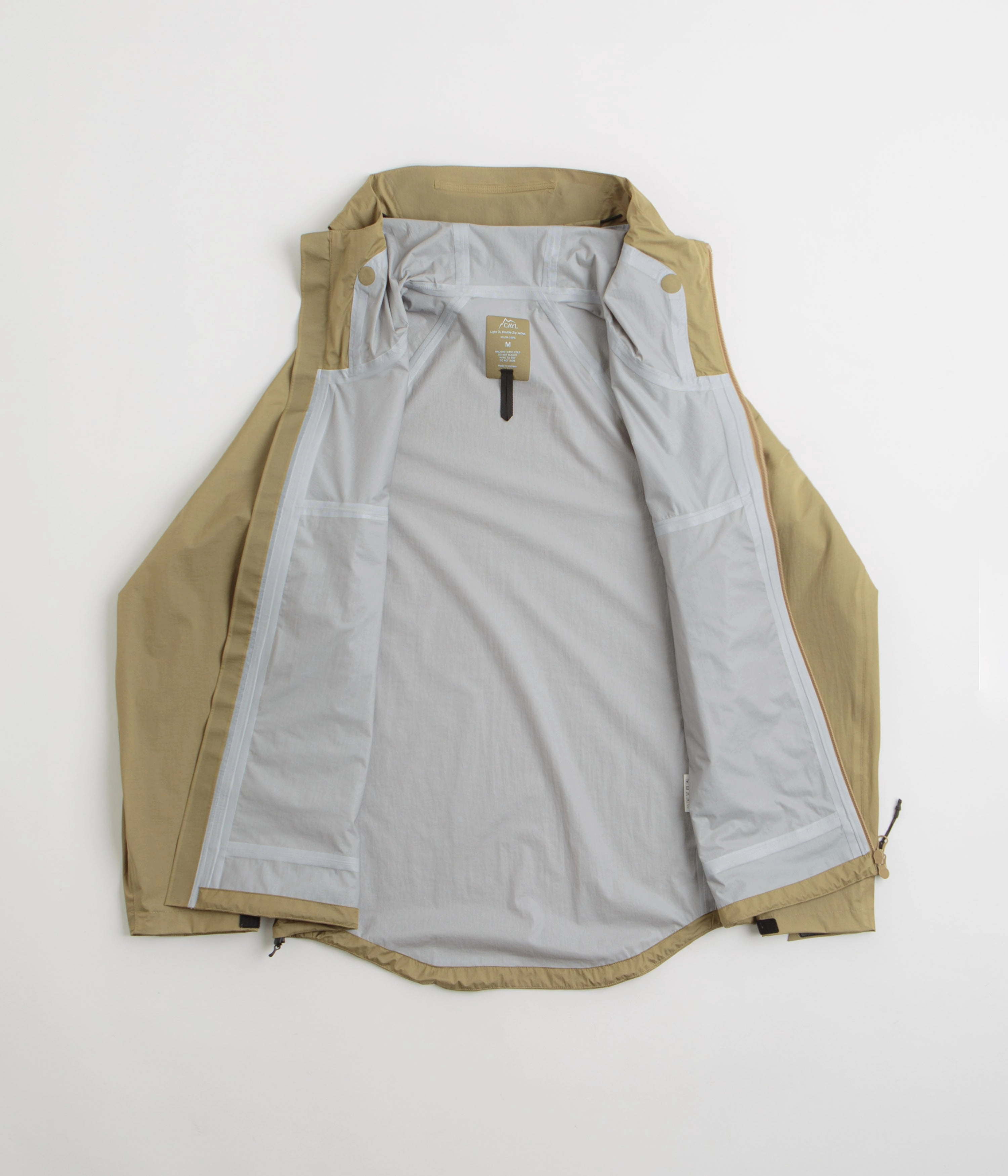 Cayl Light 3L Double Zip Jacket - Sand Brown Casual Trend