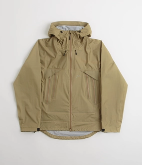 Cayl Light 3L Double Zip Jacket - Sand Brown Soft Fleece Interior StretchableMaterial