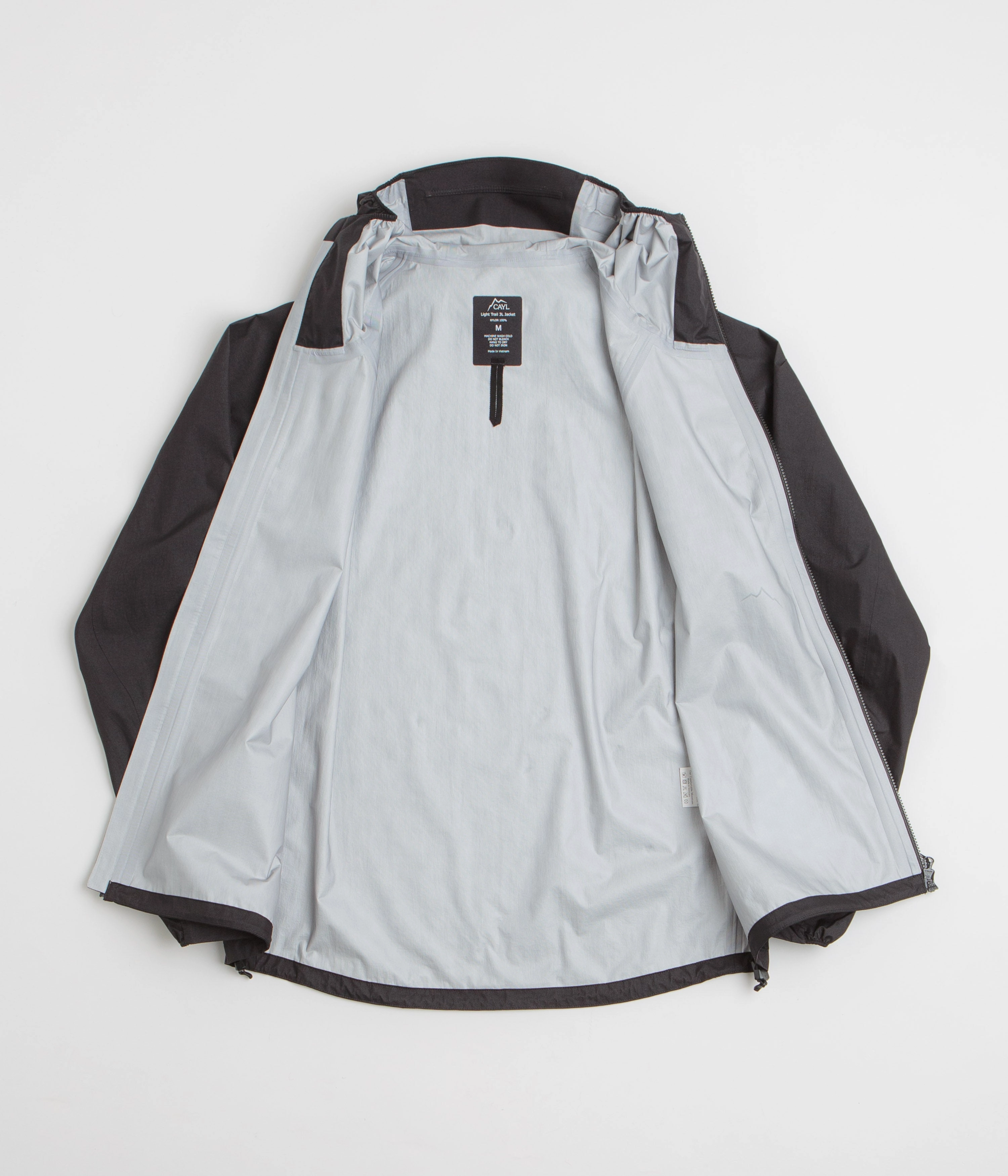 Cayl Light Trail 3L Jacket - Black Secure Closure Systems