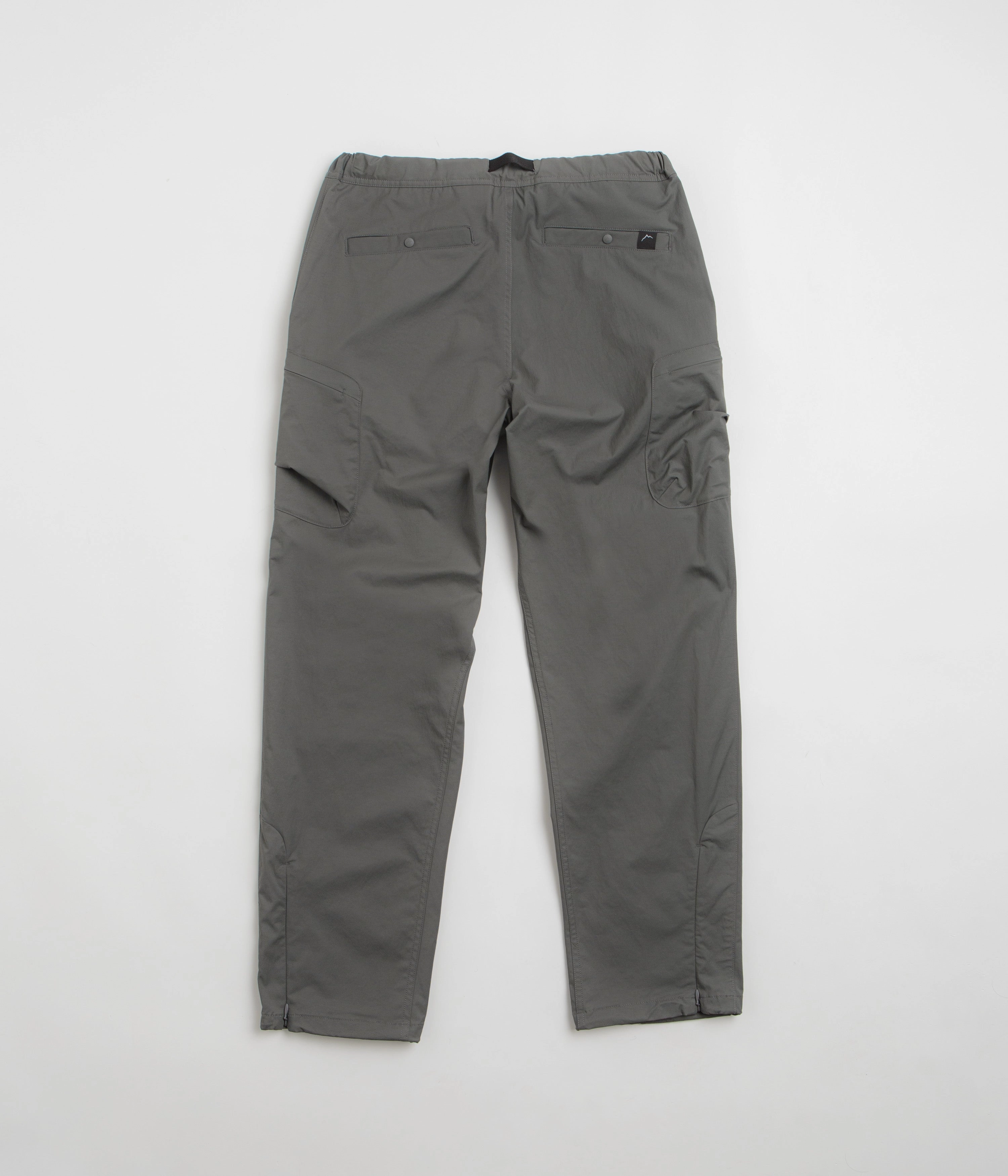 Cayl NC Stretch Cargo Pants - Grey Elastic Cuff Cozy Stretch Fit
