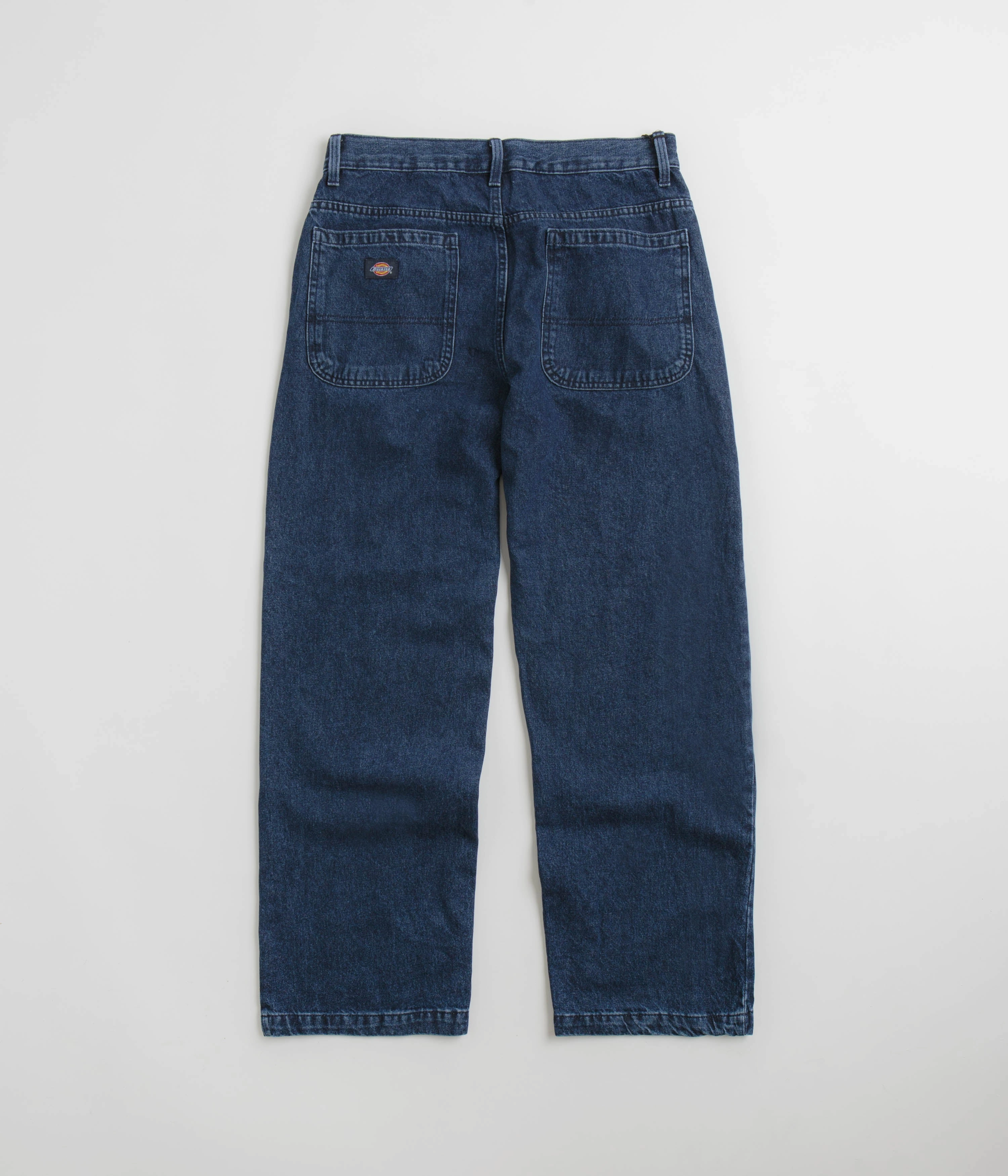 Dickies Double Knee Jeans - Stonewashed Indigo Blue Quick Access Pockets