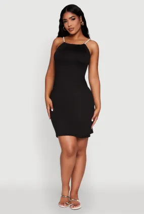 Almost Famous Rope Strap Mini Dress Body Confidence