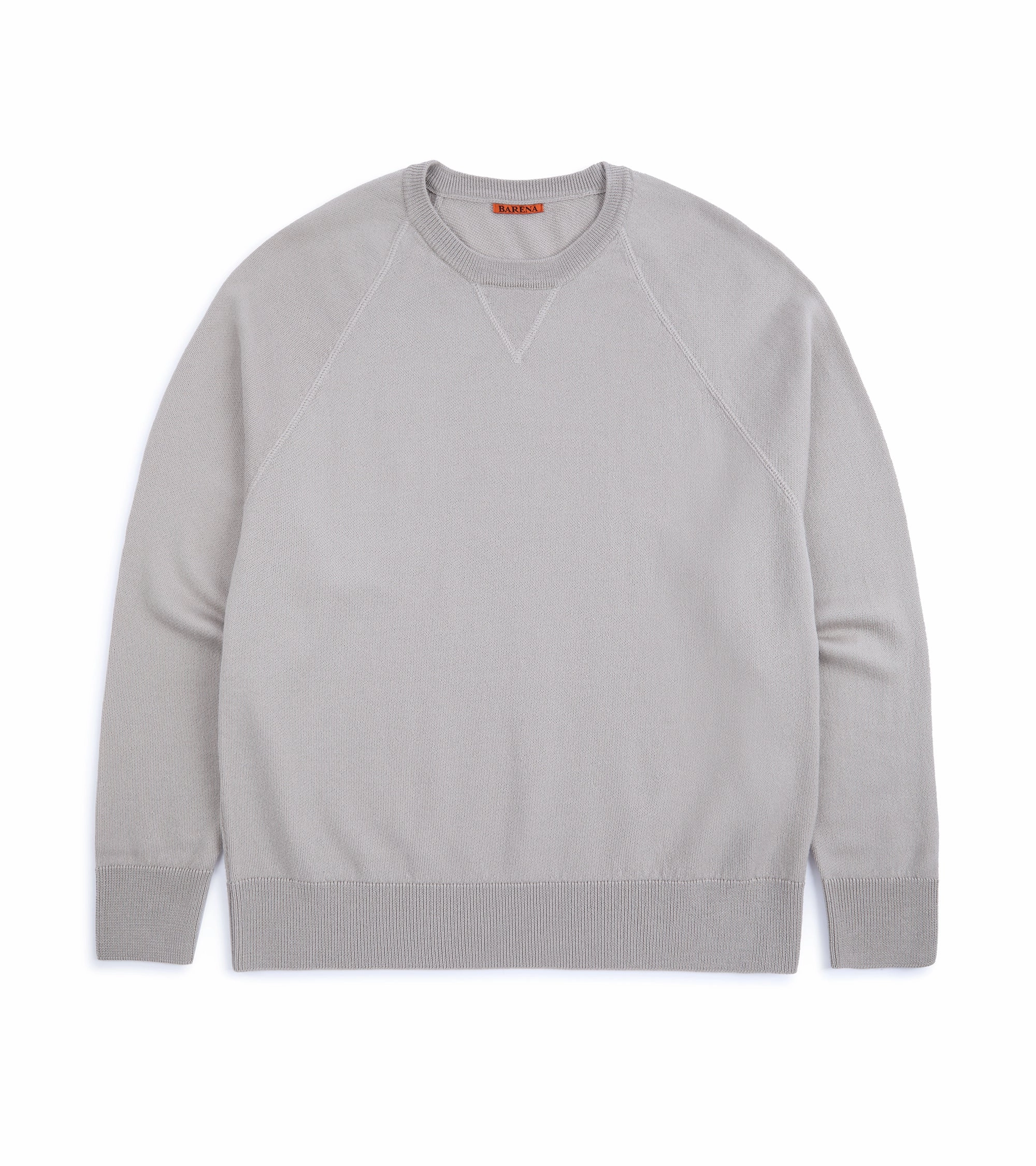 Ultimate Layer Barena Griego Basilio Merino Knit Sweatshirt: Grey