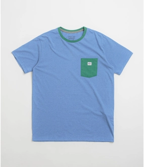 Patagonia Shop Sticker Pocket Responsibili-Tee T-Shirt - Abundant Blue Active Wear