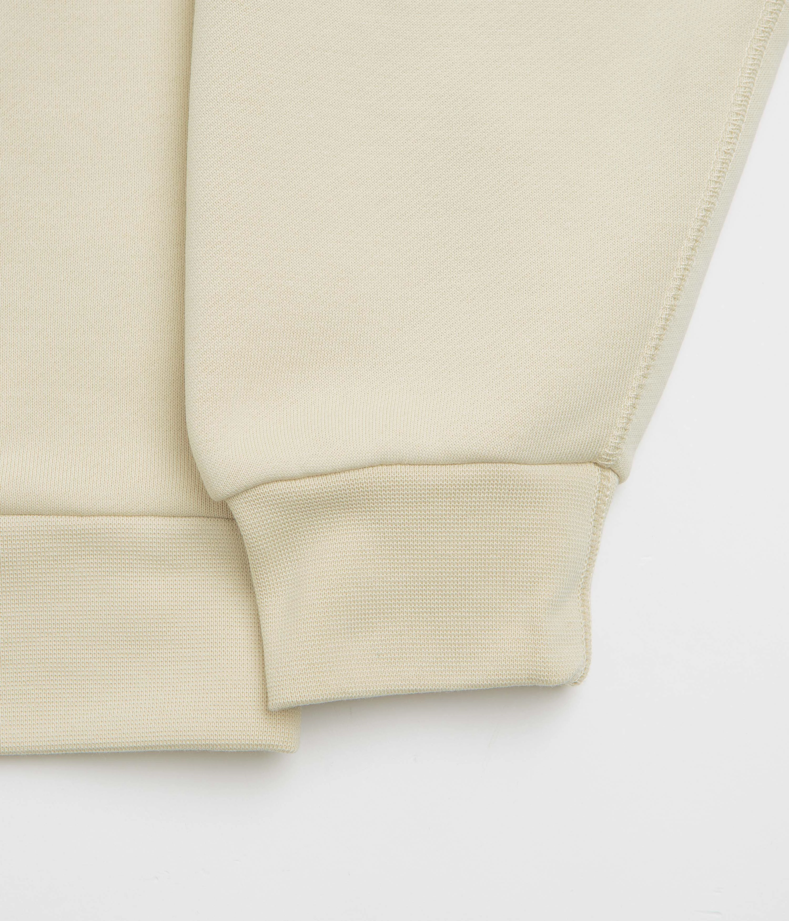 Versatile Layers Cozy and Soft Nike SB Essential Logo Crewneck Sweatshirt - Light Khaki / White
