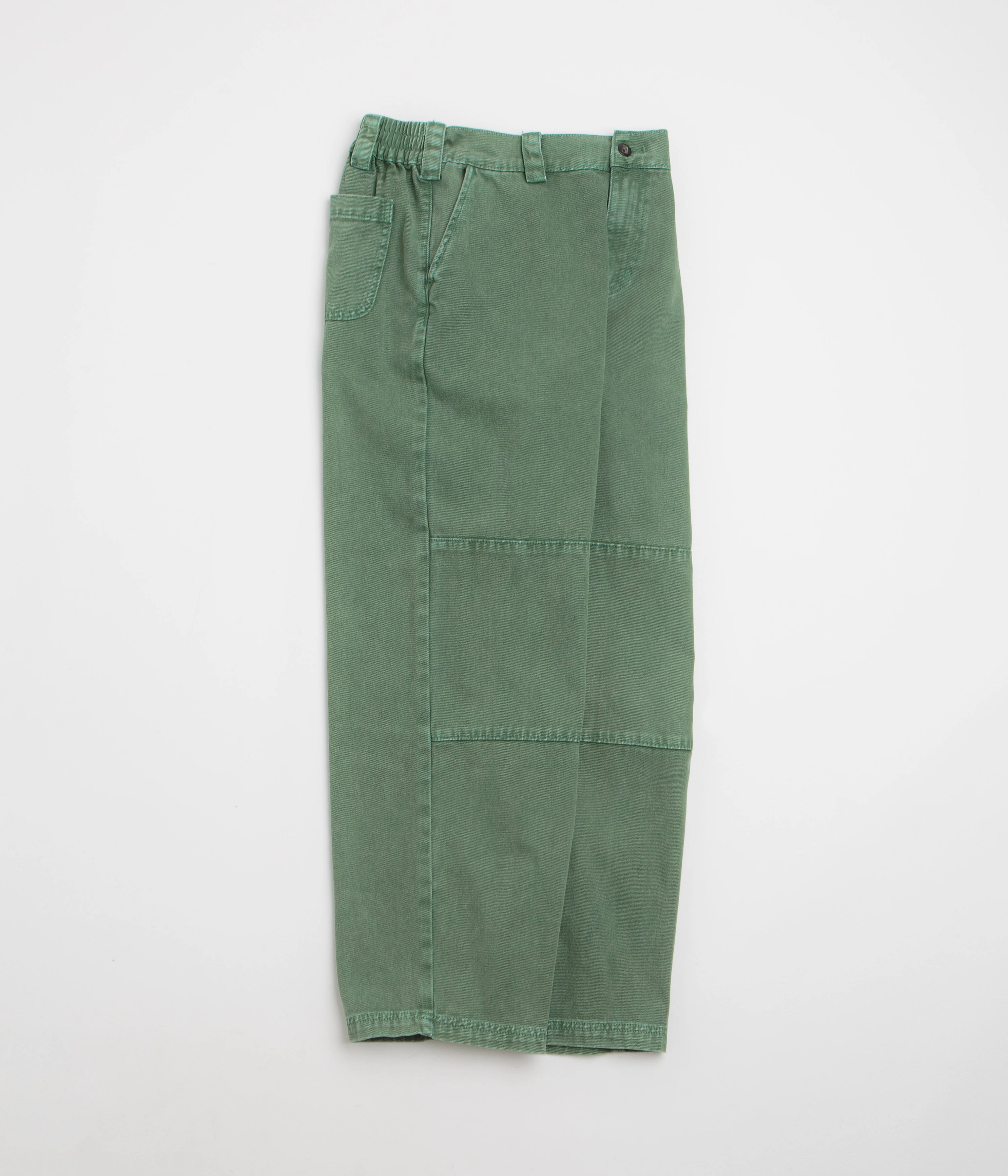 Smart Design Day Ready Poetic Collective Denim Sculptor Pants - Green Acid Wash / Green