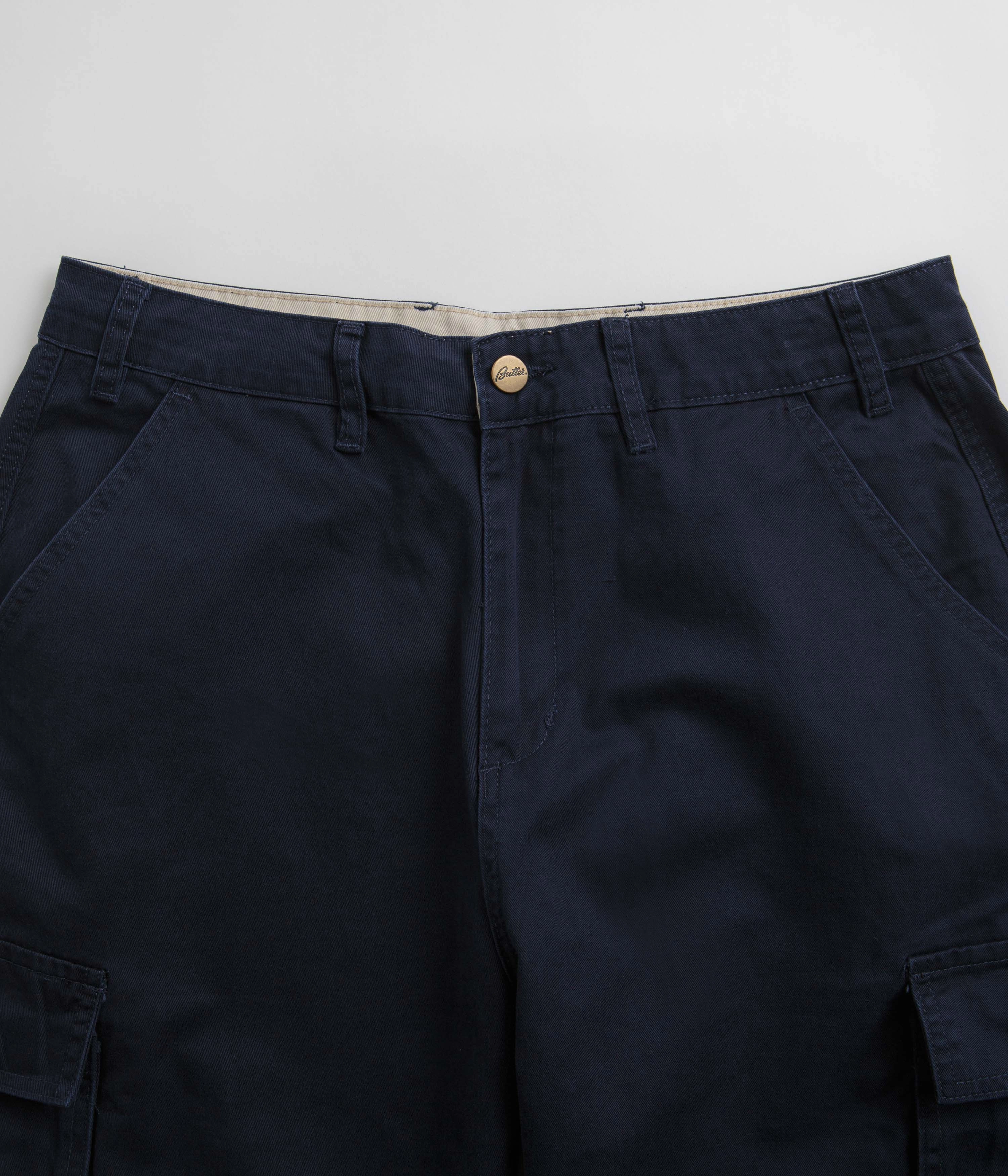 AbrasionResistant Comfy Waistband Butter Goods Field Cargo Pants - Navy
