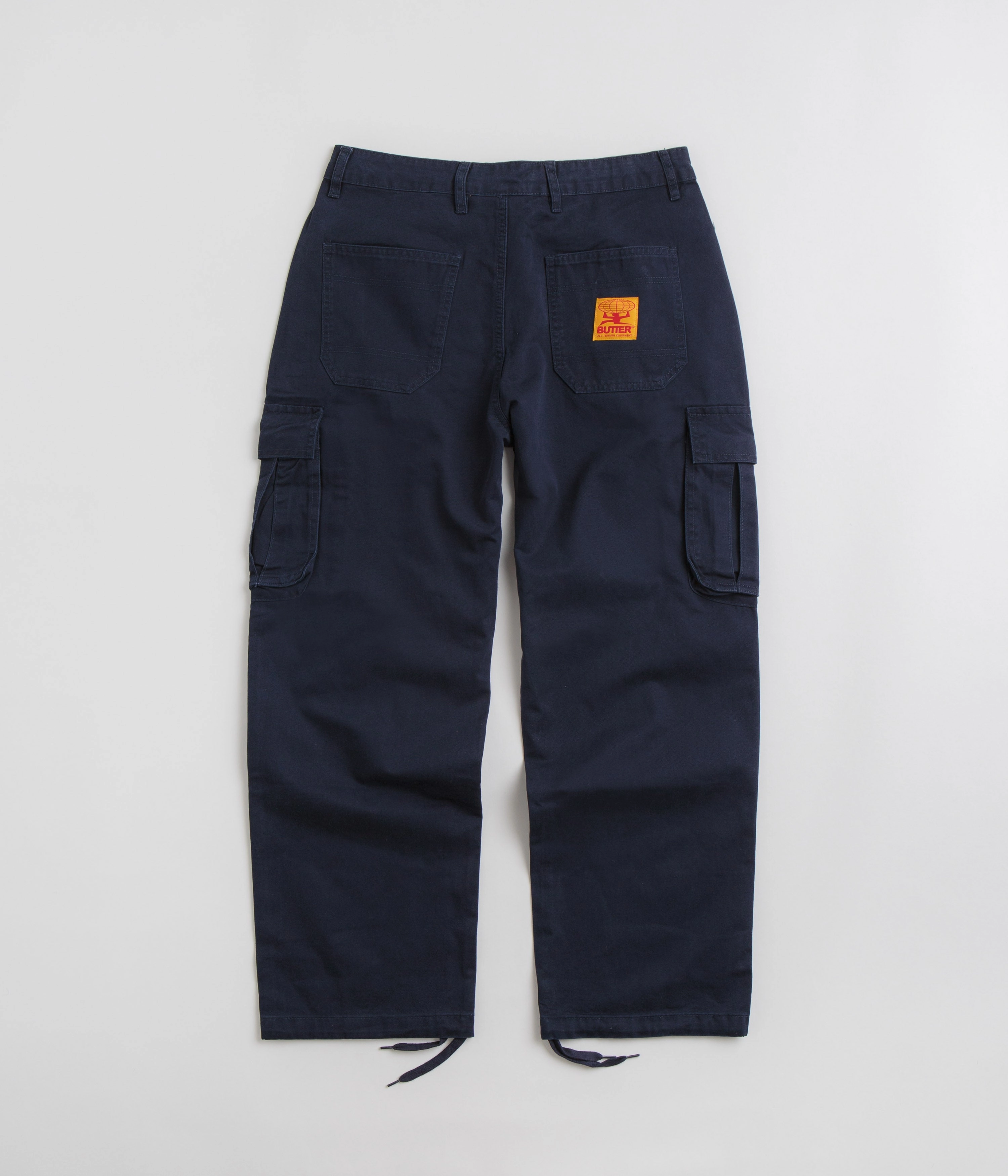 Butter Goods Field Cargo Pants - Navy Anti Cling Finish