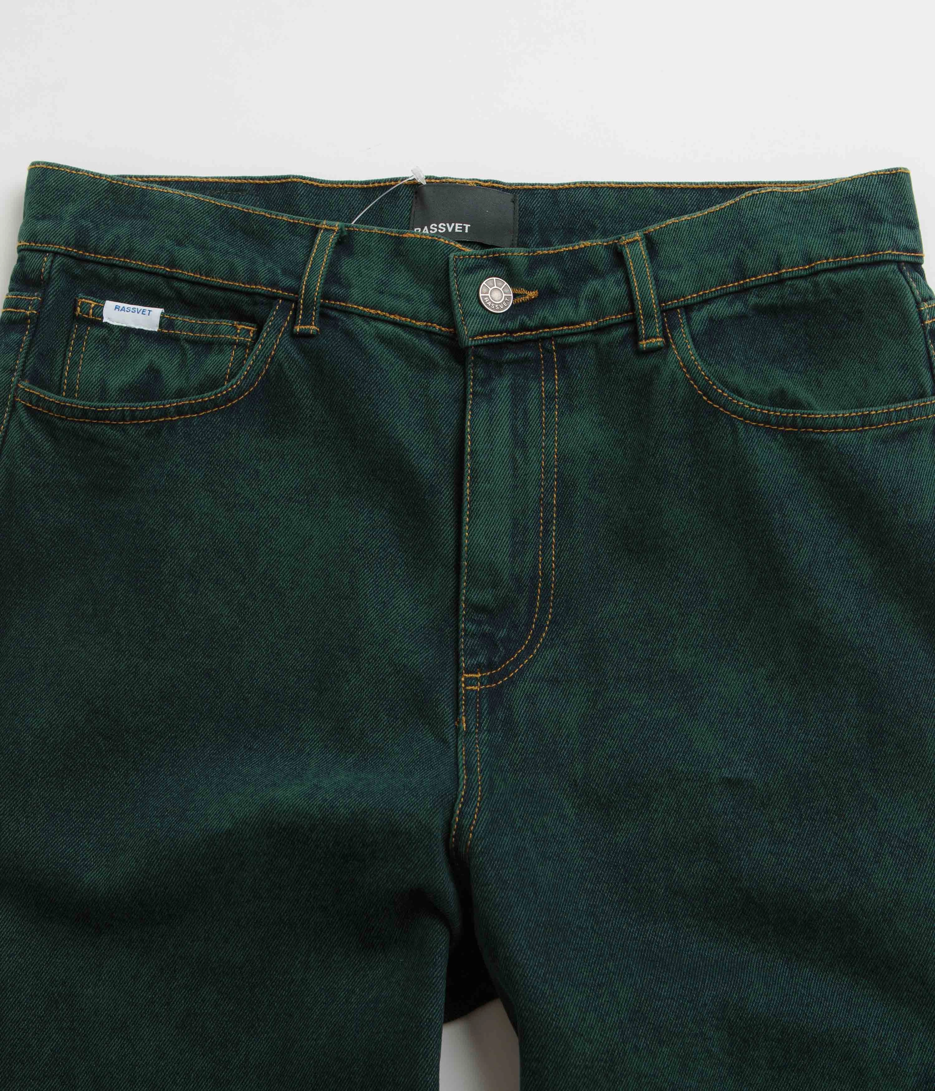Rassvet Classic Jeans - Green Rubberized grip