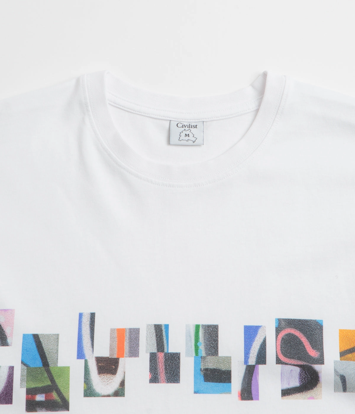 Civilist Spray T-Shirt - White Everyday Casual Durable Stitching