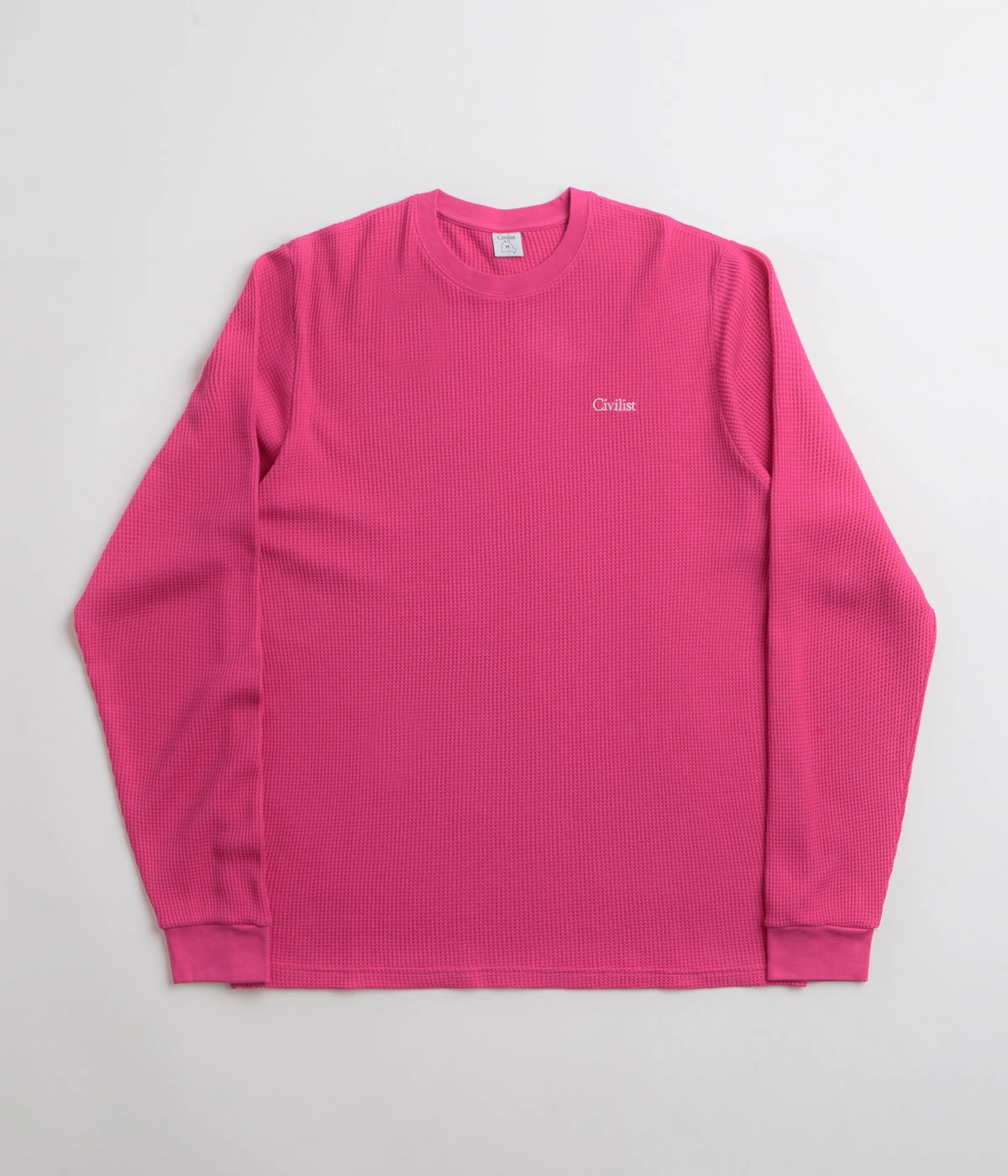 Civilist Thermal Long Sleeve T-Shirt - Fuchsia ColorfastFabricTech